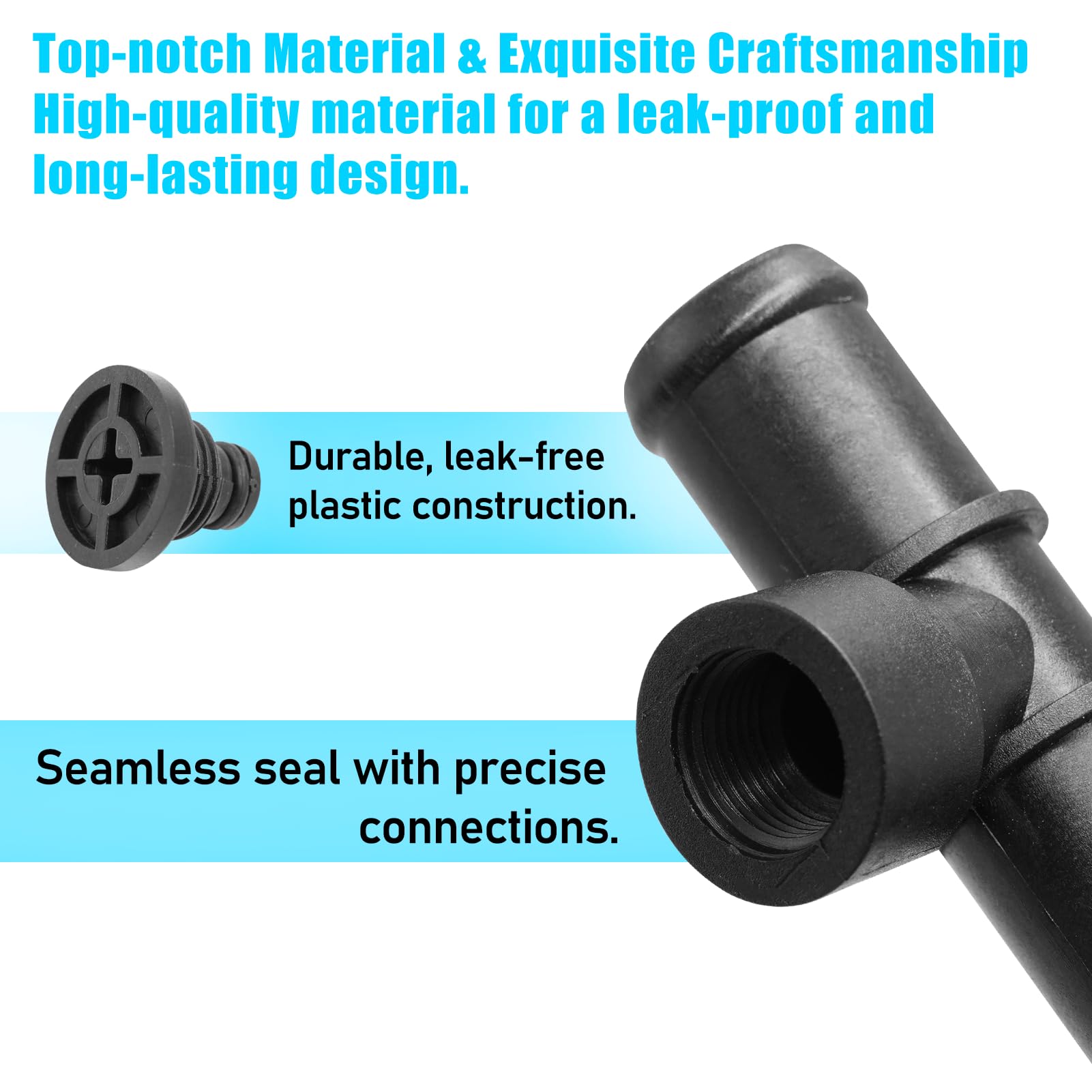 Jaronx 92500-AR000 Brass Heater Hose Connector for Infiniti & Nissan Models - Coolant Bleeder Relief Valve