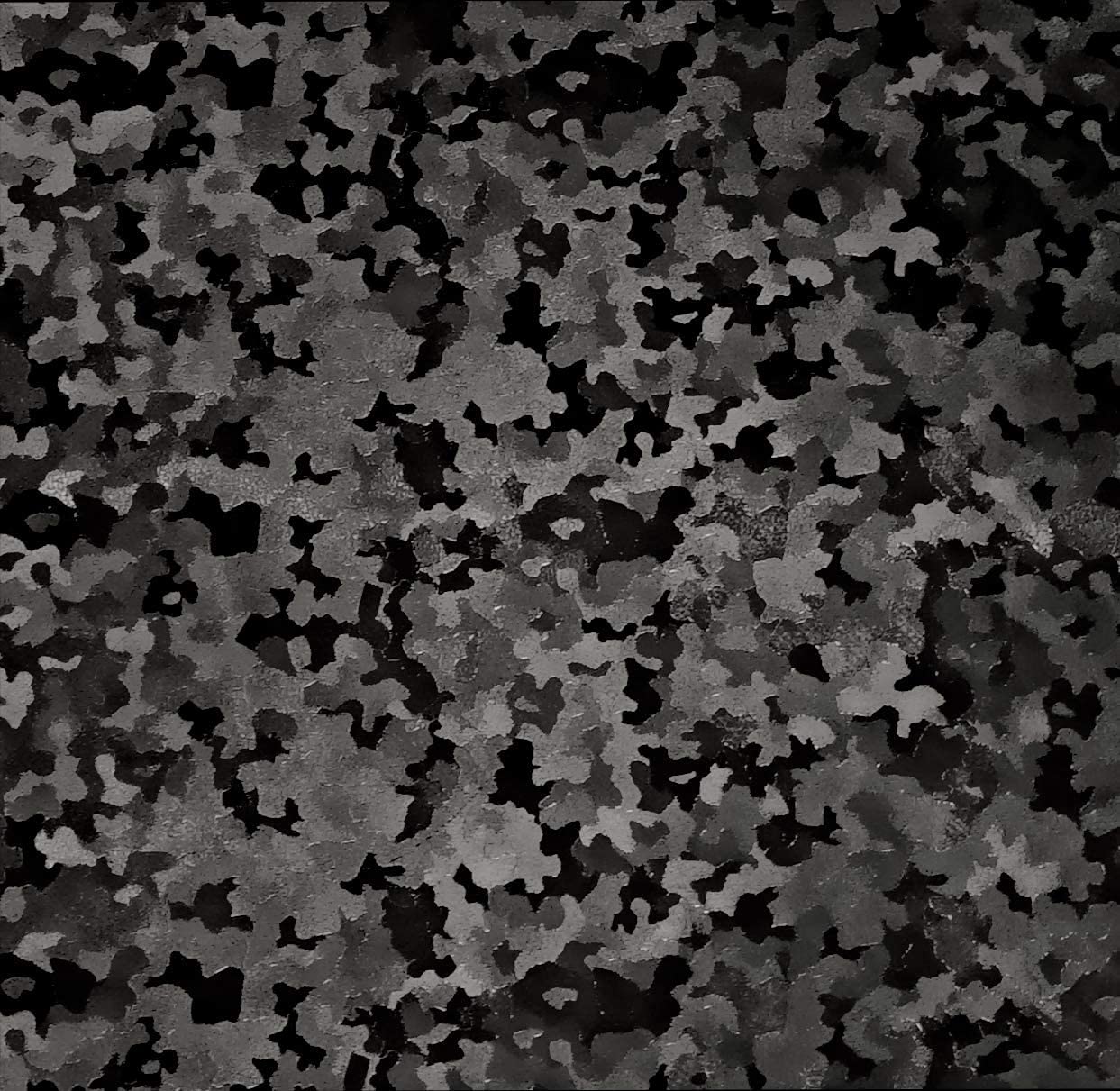 Vvivid+ Black Stealth Small Patternless Camouflage Vinyl Wrap Roll (5Ft X 5Ft)