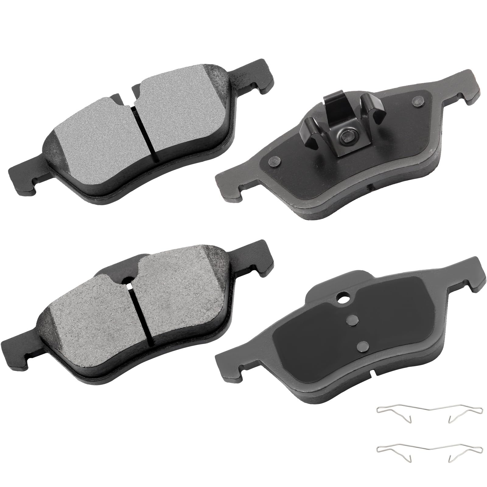 Cciyu D939 4Pcs Front Ceramic Brake Pads Kits 2002-2008 For Mini Cooper