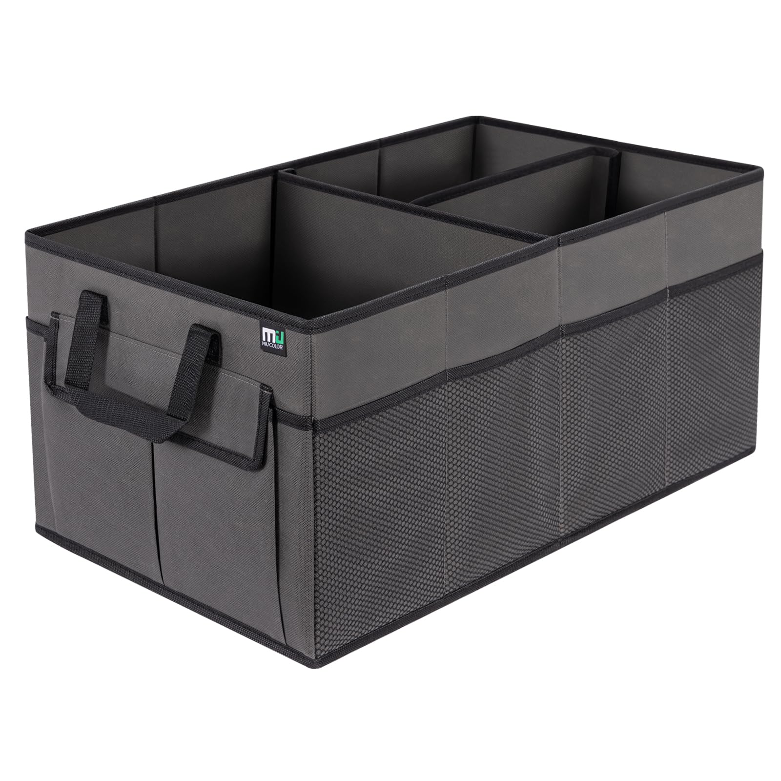 Miu Color Trunk Organizer For Suv (Dark Gray, Standard)