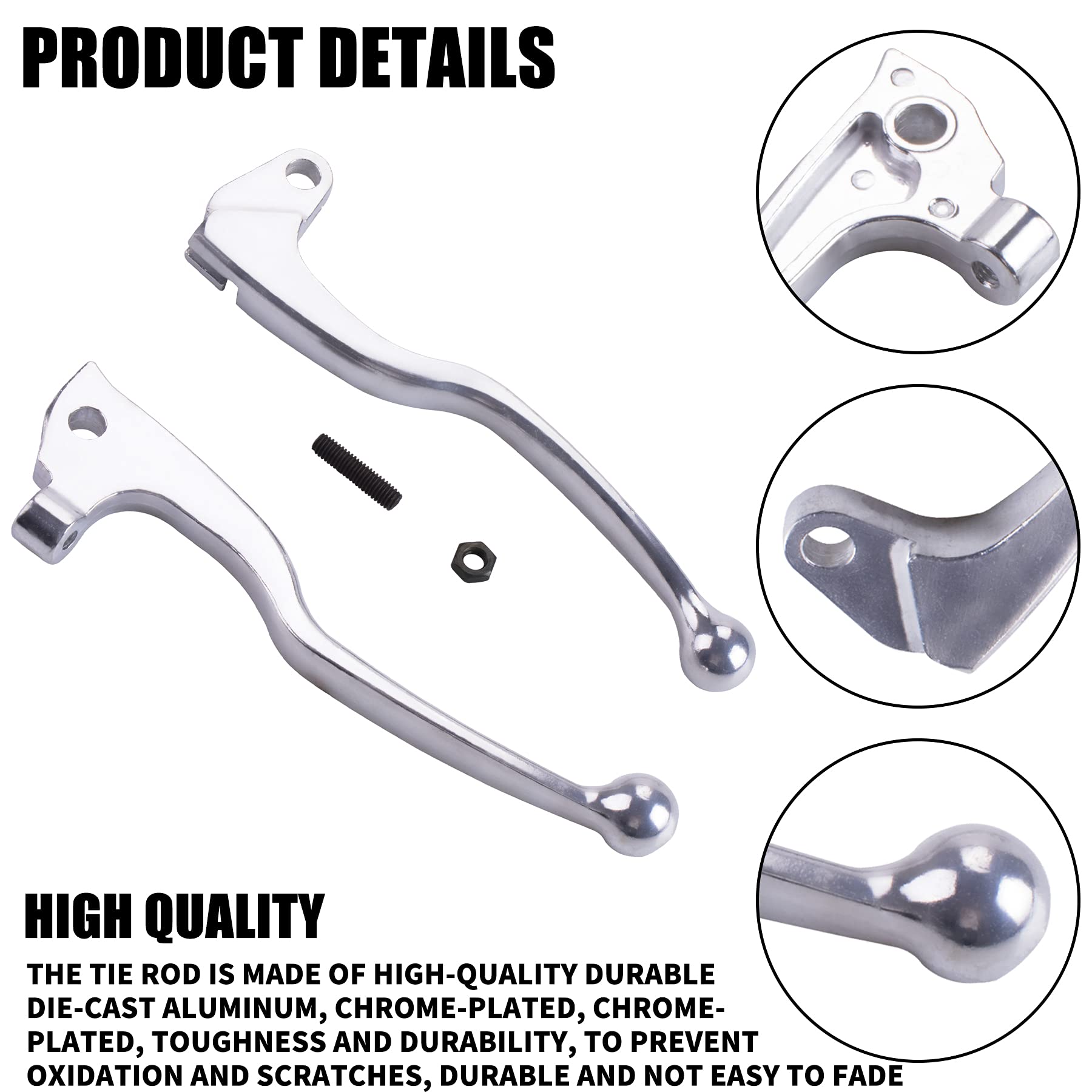 Cncmotok Front Brake Clutch Levers Compatible With Yamaha Yz80 Yz125 Tw200 Xt225 250 Xt225 Xt250 Ttr250 Xt350 Xt600 Tt600