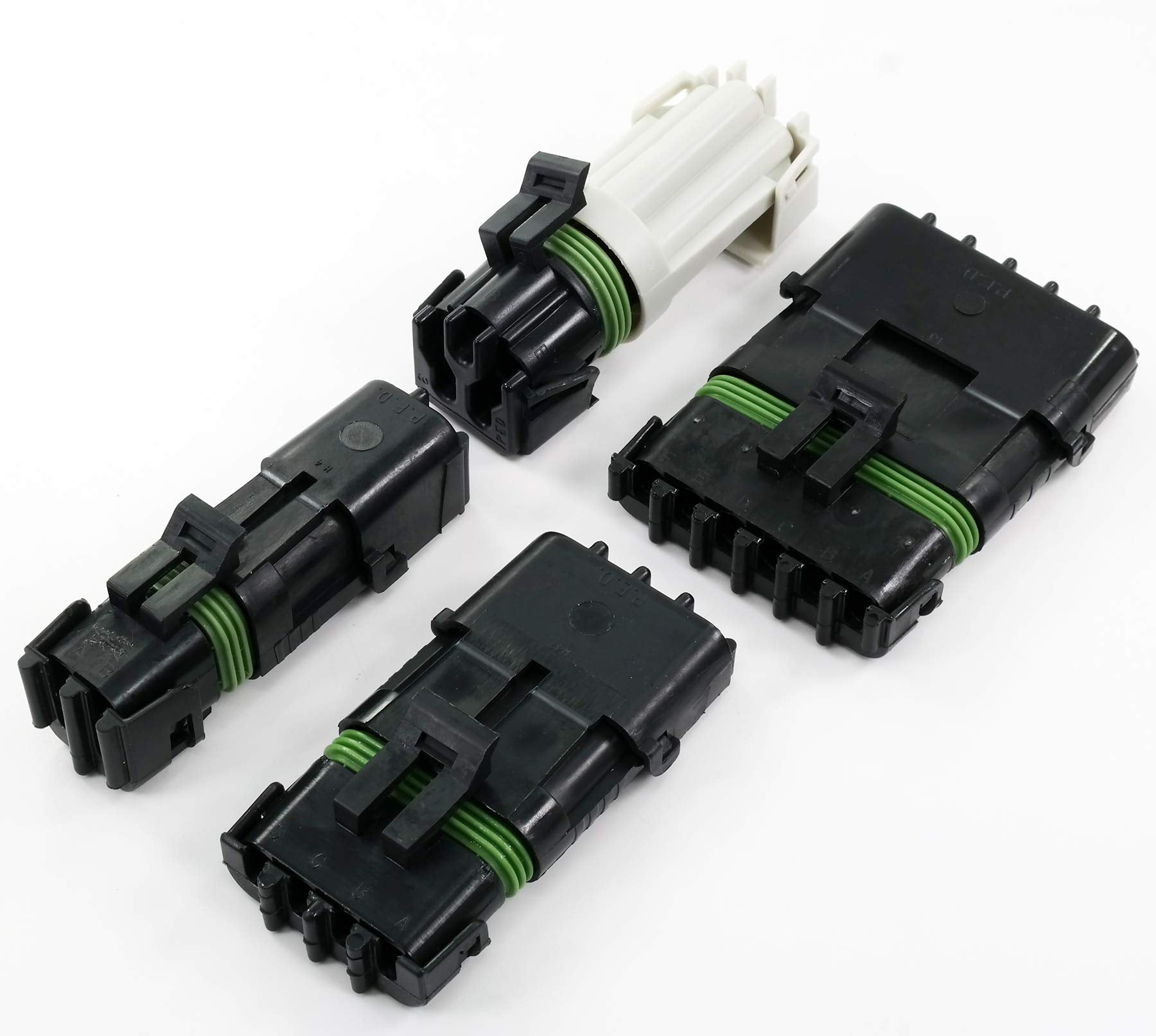 357Pcs 4,5,6 Pin Weatherpack, 20 Amp, 10-20 Awg Kit, +Remove Tool