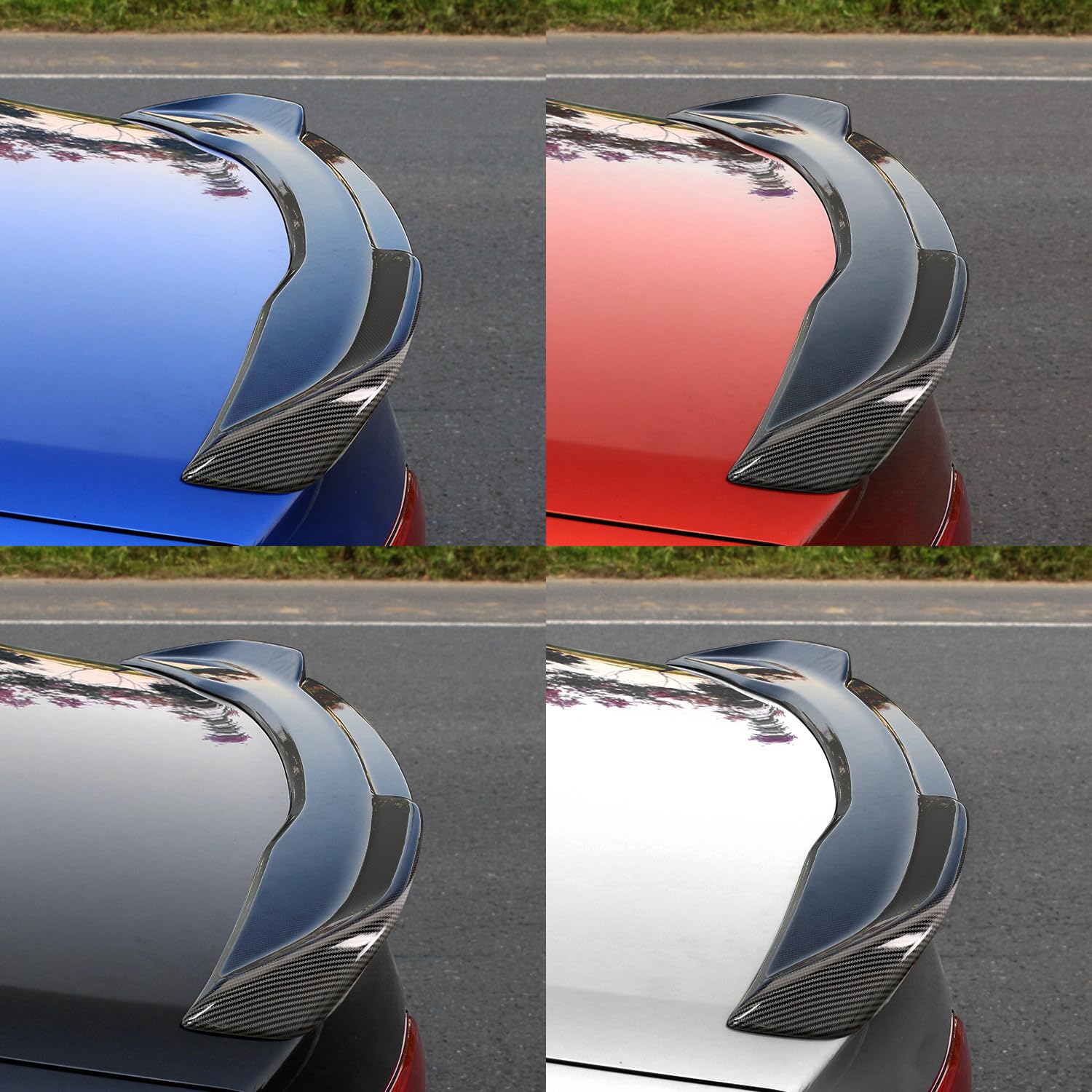 Psler Trunk Spoiler For Civic Sedan 11Th Gen 2022 2023 2024 Lid Rear Spoiler Wing Highkick Duckbill Styling Exterior Tail Fin Bright Black