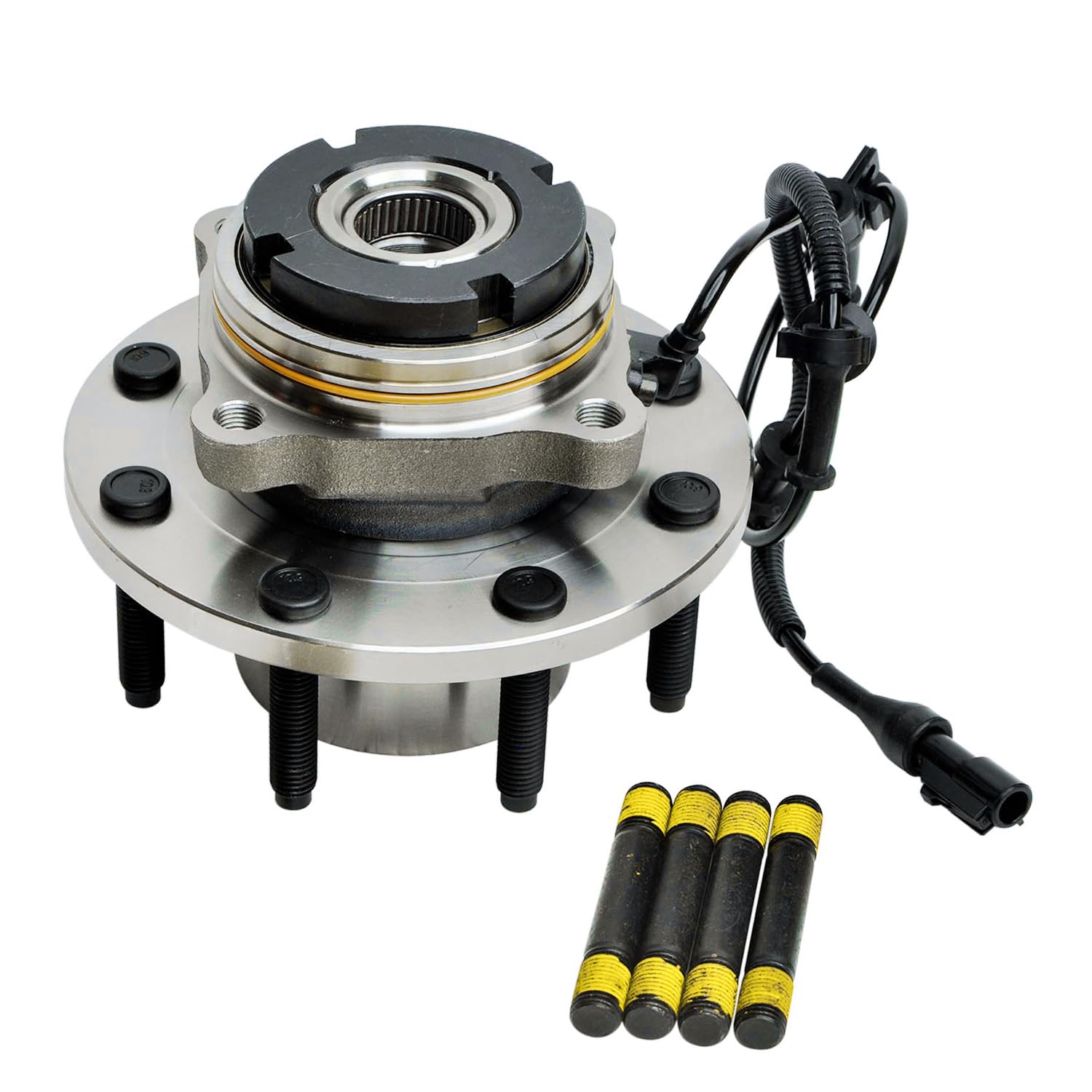 Detroit Axle - 4Wd Front Wheel Bearing Hubs For 99-04 Ford F-250 F-350 Super Duty, 00-02 Ford Excursion, 2000 2001 2002 Wheel Be