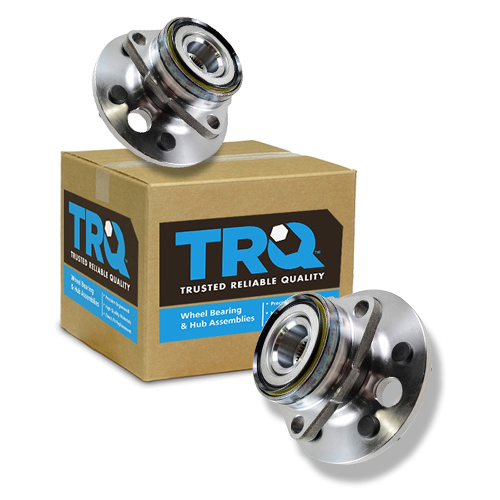 Trq Front Wheel Hub Bearings Assembly Set Compatible With 1992-1994 Chevrolet Blazer 1988-1994 K1500 K1500 Suburban K2500 K2500 