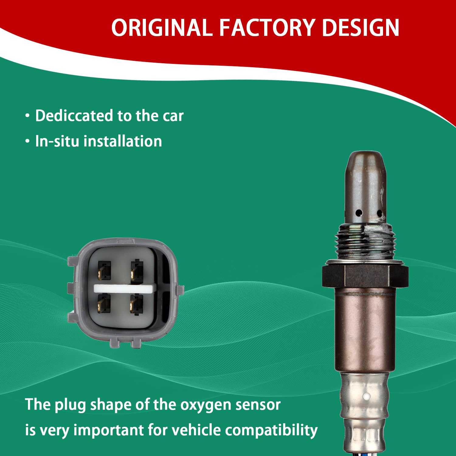 Necatuo 234-9022 Upstream O2 Oxygen Sensor Heated Air Fuel Ratio Compatible With Avalon Camry Highlander Rav4 Venza Tacoma Rx350