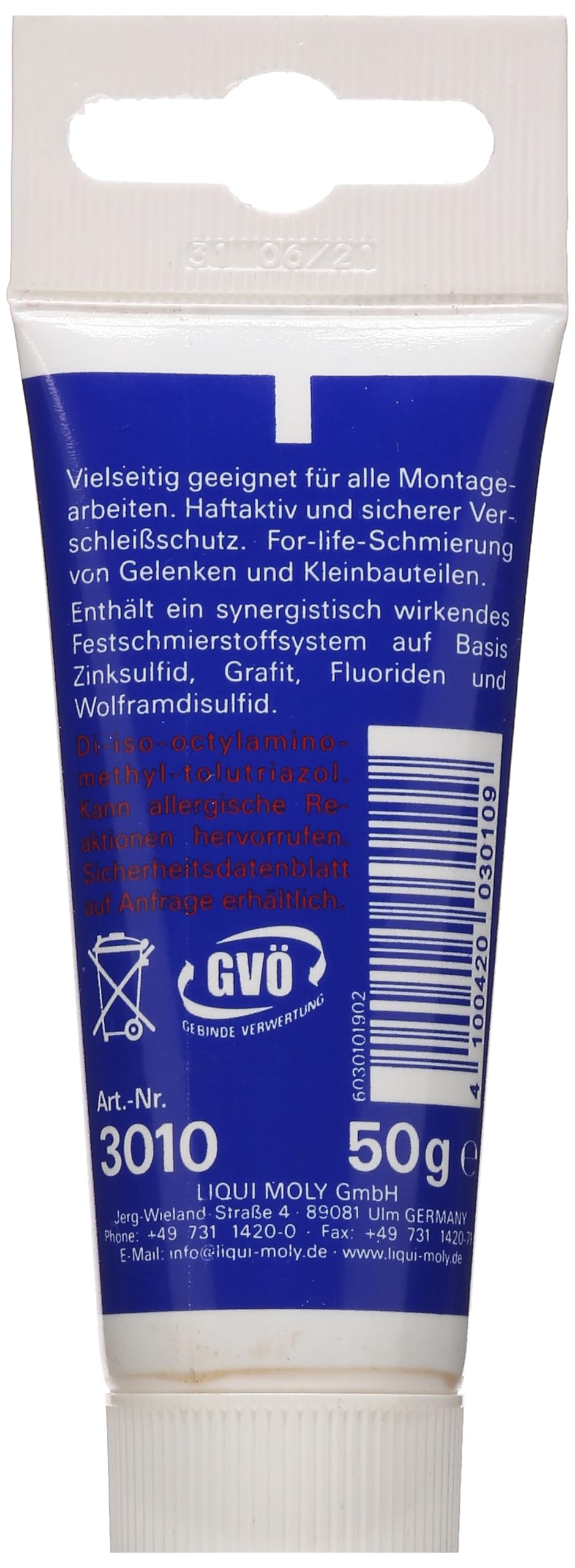 Liqui Moly Lm 48 Installation Paste | 50 G | Paste | Sku: 20216