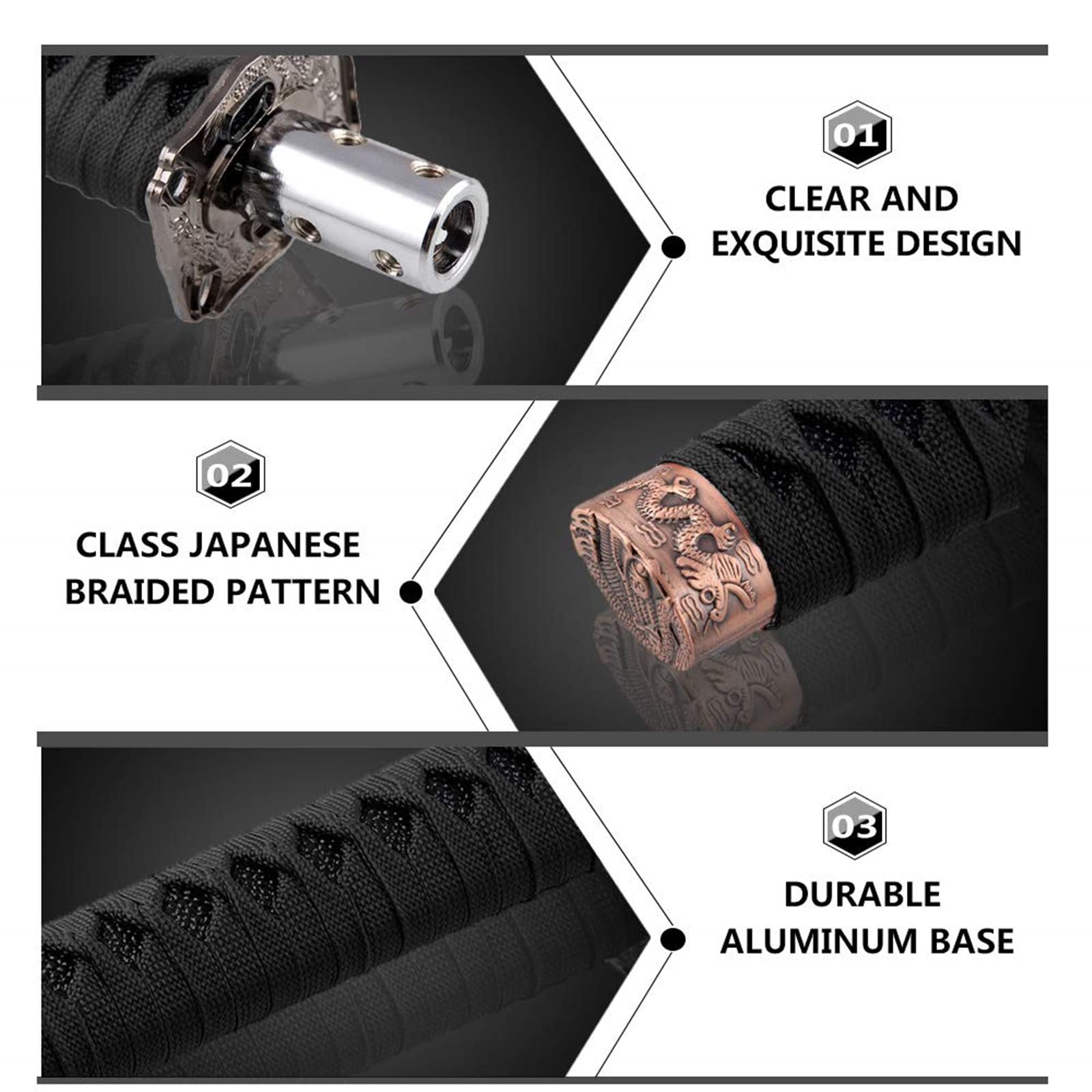 Ryanstar Universal Gear Shift Knob Sword Shift Knobs Katana Samural Shift Gear Lever Compatible With Manual Cars Most Automatic