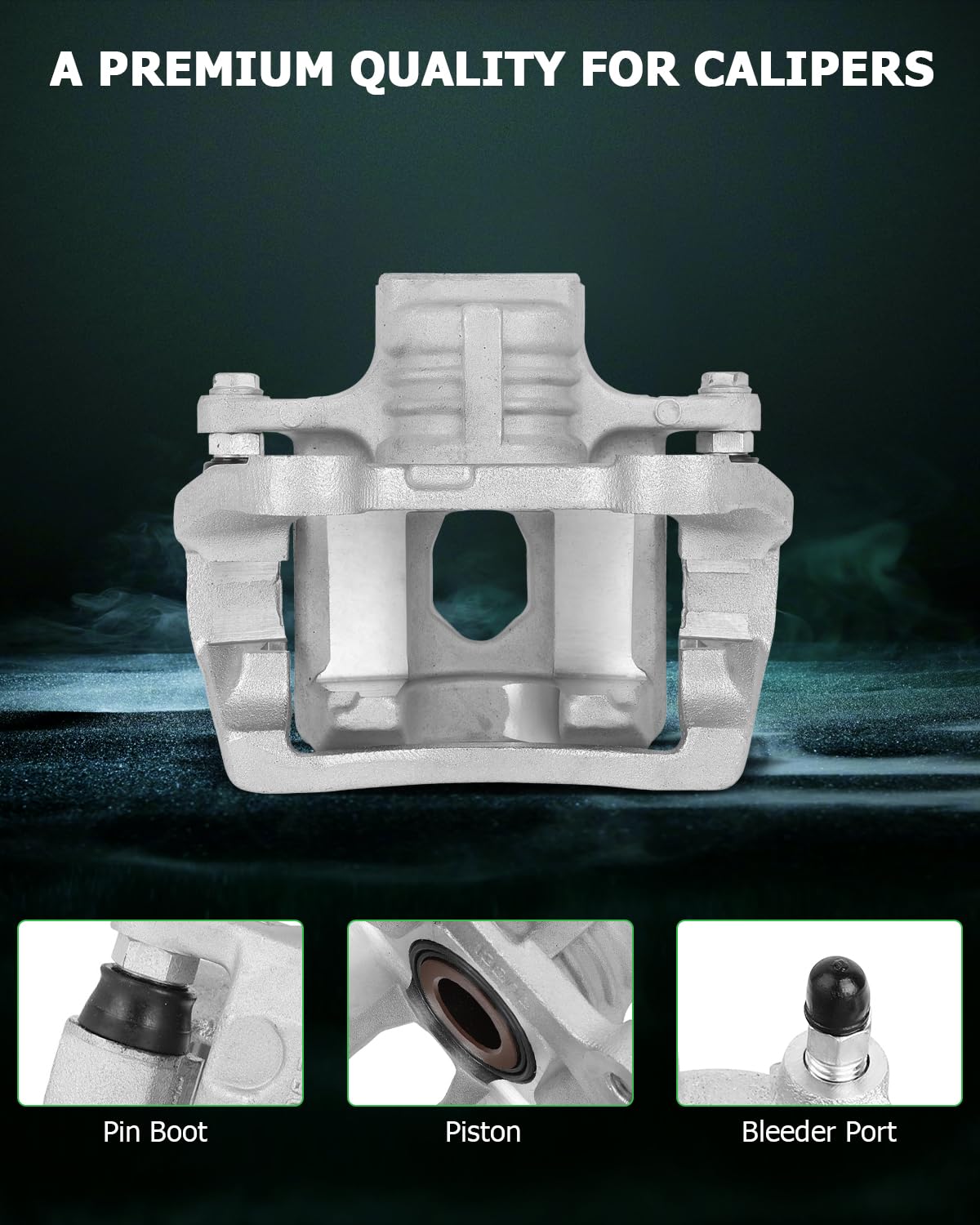 Scitoo 18B5059 18B5058 Rear Left & Right Brake Calipers W/Bracket For Buick For Enclave,For Cadillac For Xts,For Chevy For Trave