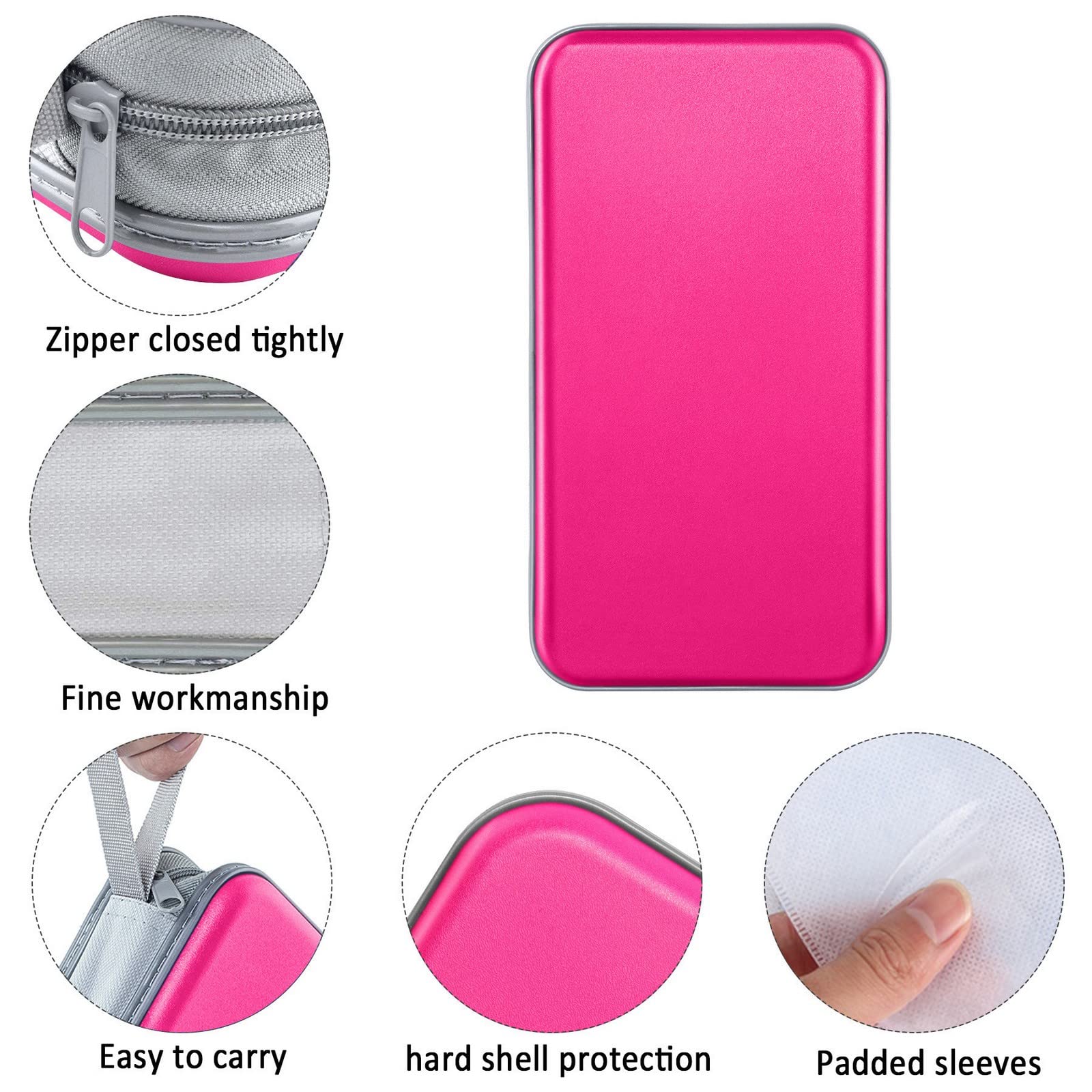 Cd Case, Siveit Dvd Case Holder 96 Capacity Hard Plastic Cd Dvd Disc Cases Storage Binder Wallet For Car Home Office Travel (Hot