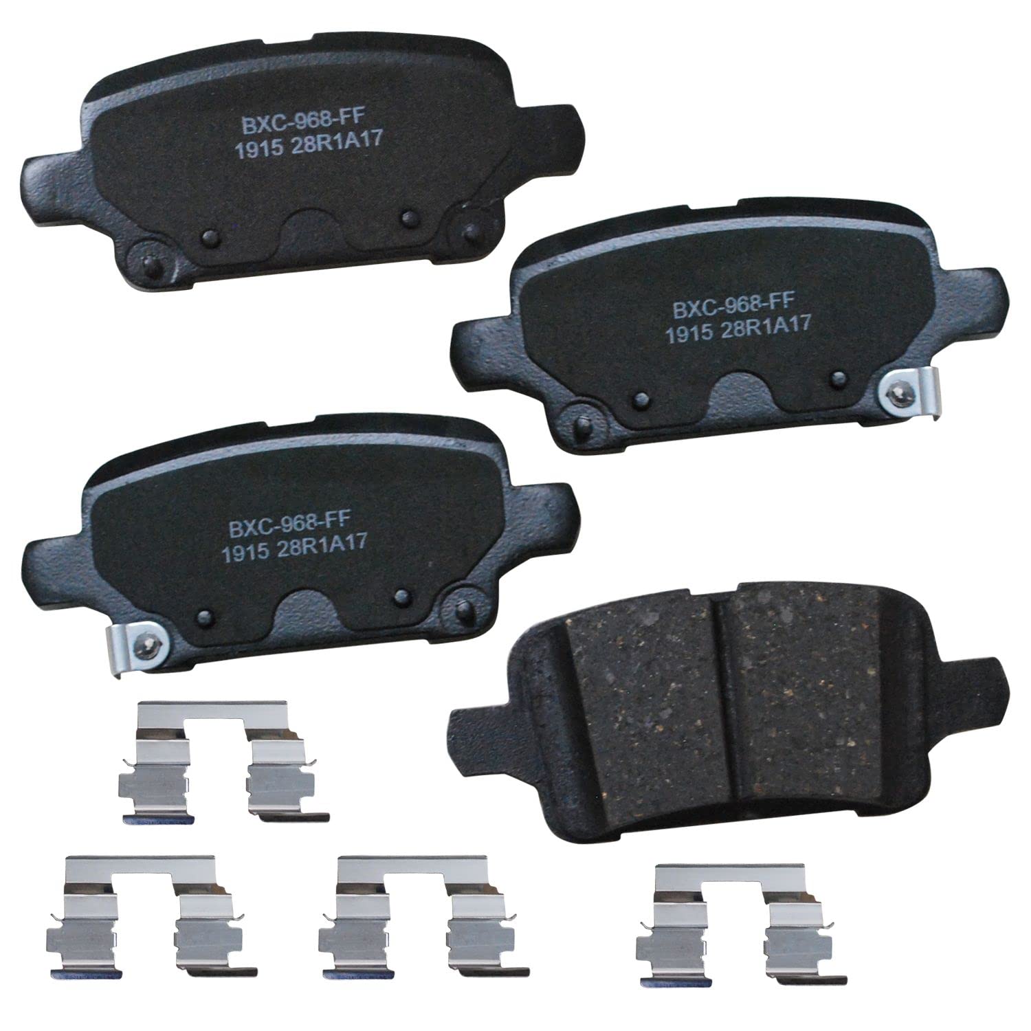 Bendix Premium Sbc1915 Ceramic Rear Brake Pads For Buick Lacrosse 2019-2017, Regal Sportback 2020-2018, Regal Tourx 2020-2018, C