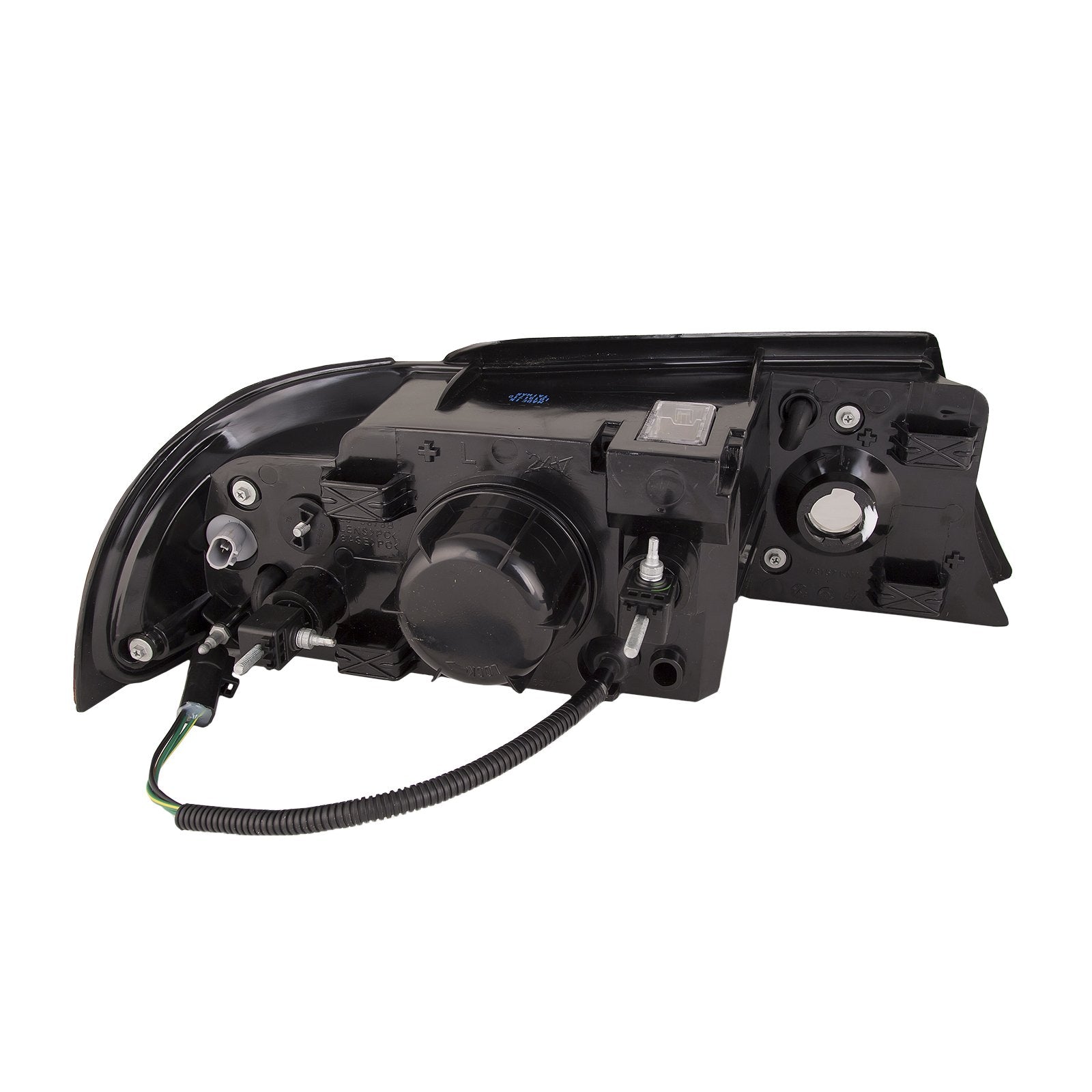 Perde Headlights Compatible With 1998-2002 Lincoln Navigator Black Housing Performance Lens Headlamps Assembly