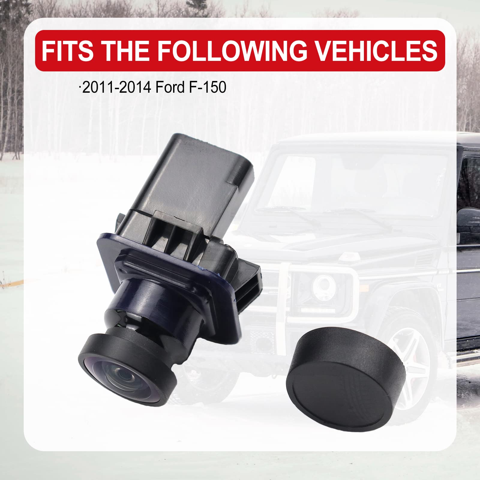 Fexon Rear View Backup Camera For Ford F150 2011-2014 Replace Eb3T-19G490-Bb El3T-19G490-Aa Bl3Z-19G490-B