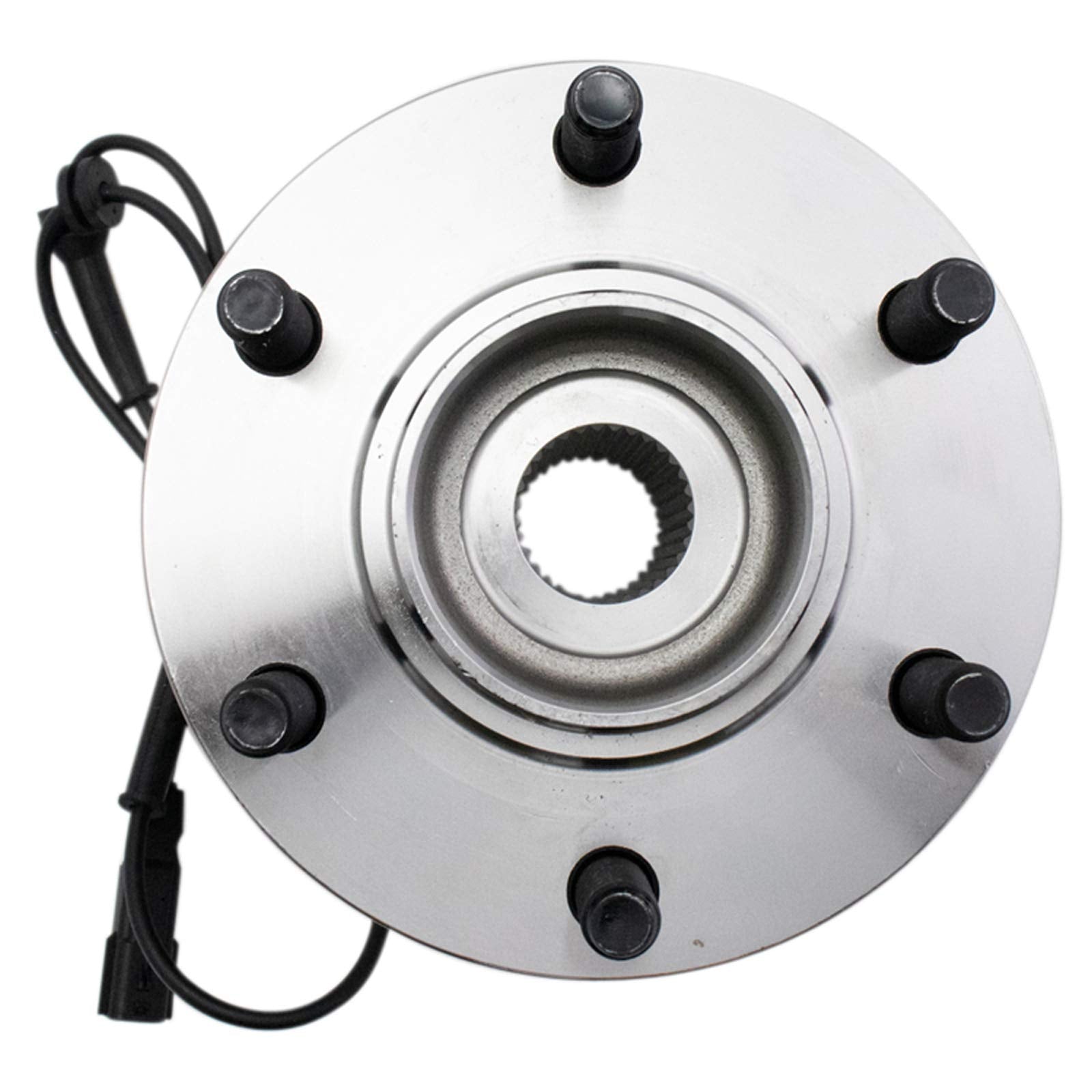 Trq Front Passenger Side Wheel Bearing & Hub Assembly With Abs Sensor Compatible With 2016-2023 Nissan Titan Xd