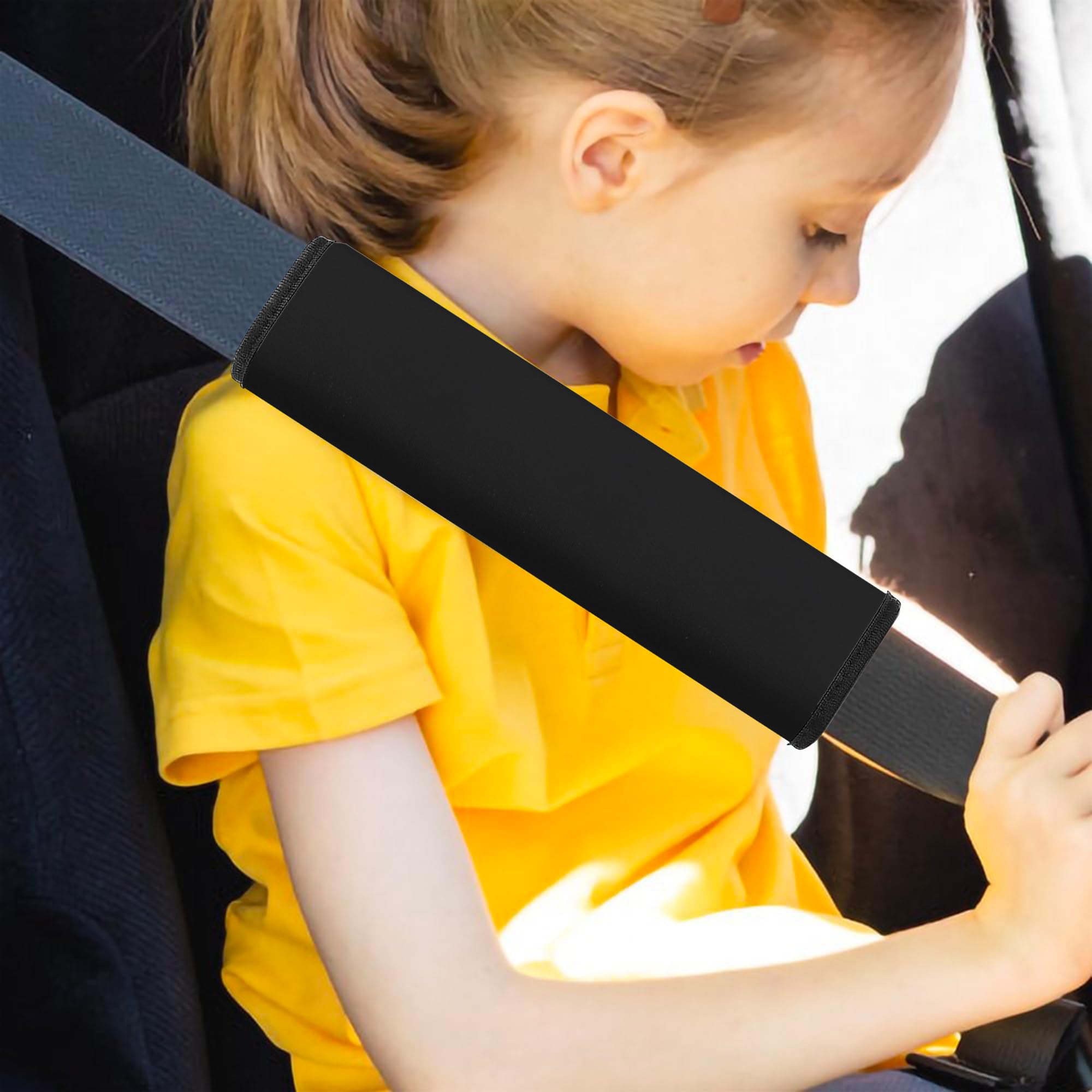 Mokiwala Car Seat Belt Pad Cover, 2-Pack Soft Car Safety Seat Belt Strap Shoulder Pad For Adults And Children, Suitable For Car