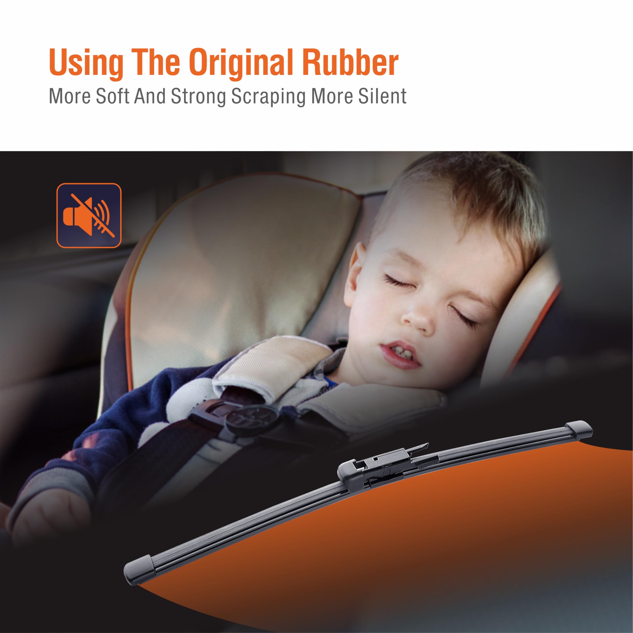 15 Inch (A381H) Rear Wiper Blade Replacement For Porsche Macan 2020-2015 Panamera 2016-2010 /Land Rover Range Rover Sport 2022-2