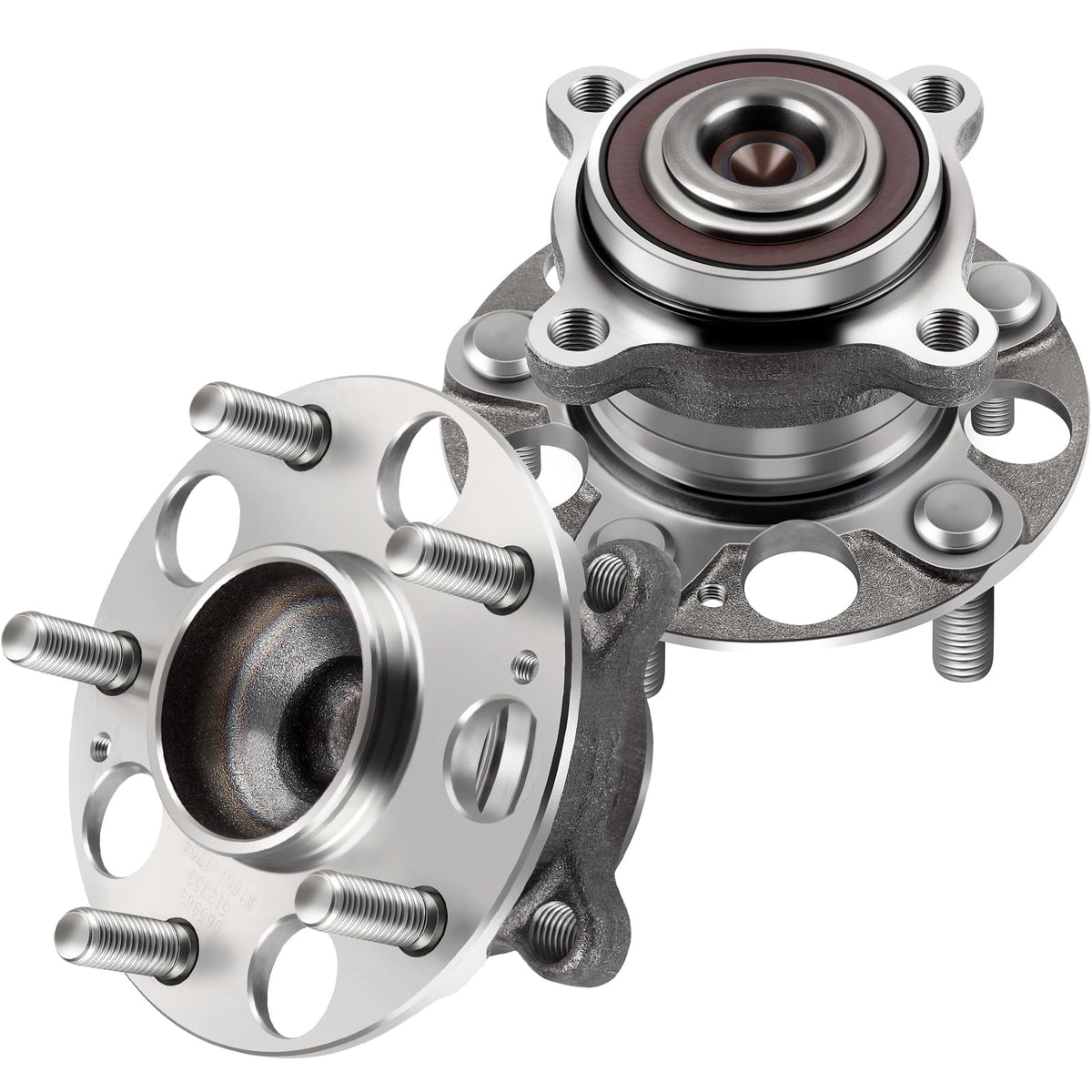 ECCPP Replacement for Rear Wheel Hub Bearing Assembly 5 Lugs w/ABS for 2010-2013 Acura TSX 512353 Wheel Bearing hub kit 2pcs