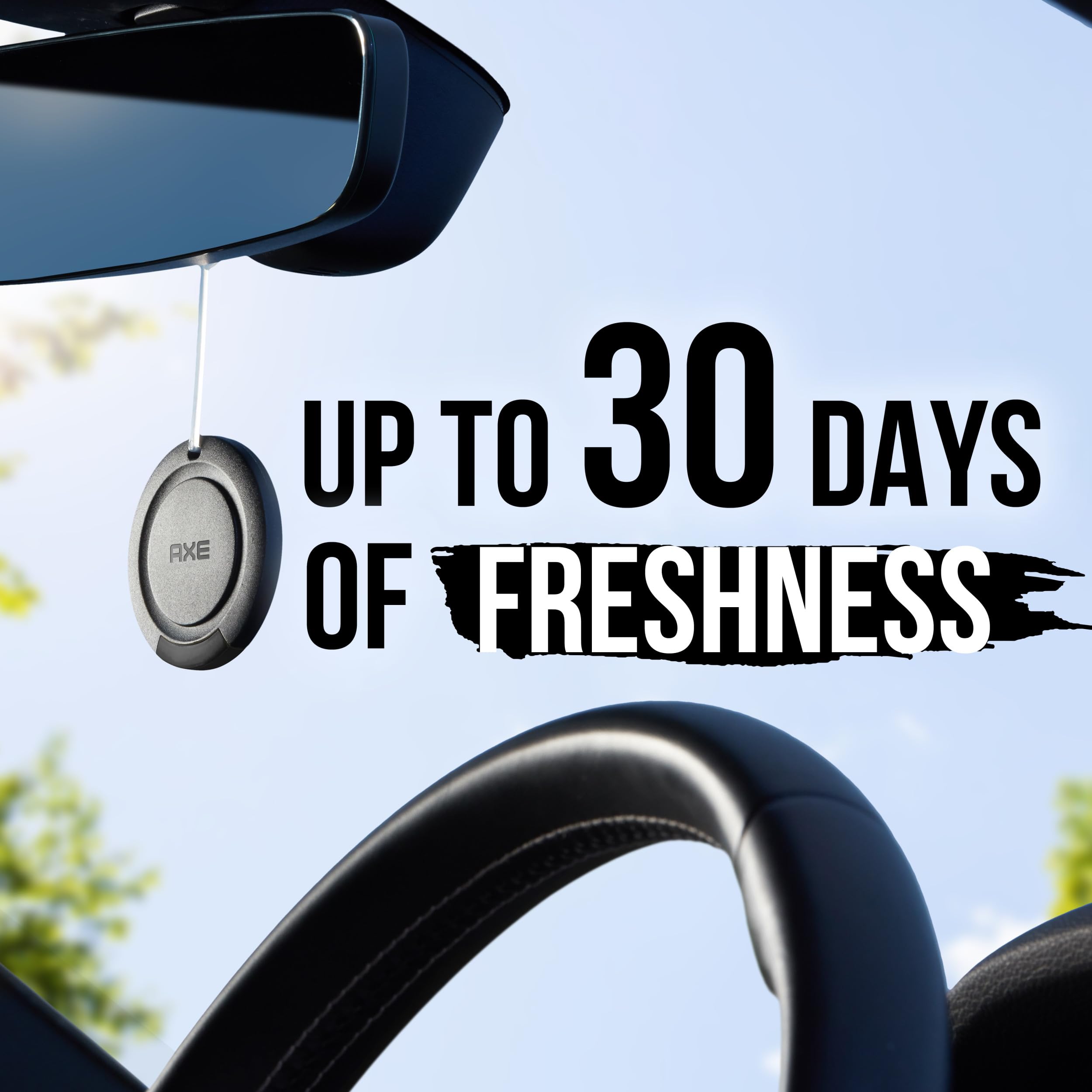 AXE 3D Hanging Gel Car Air Freshener (Black Scent, 1 Pack)