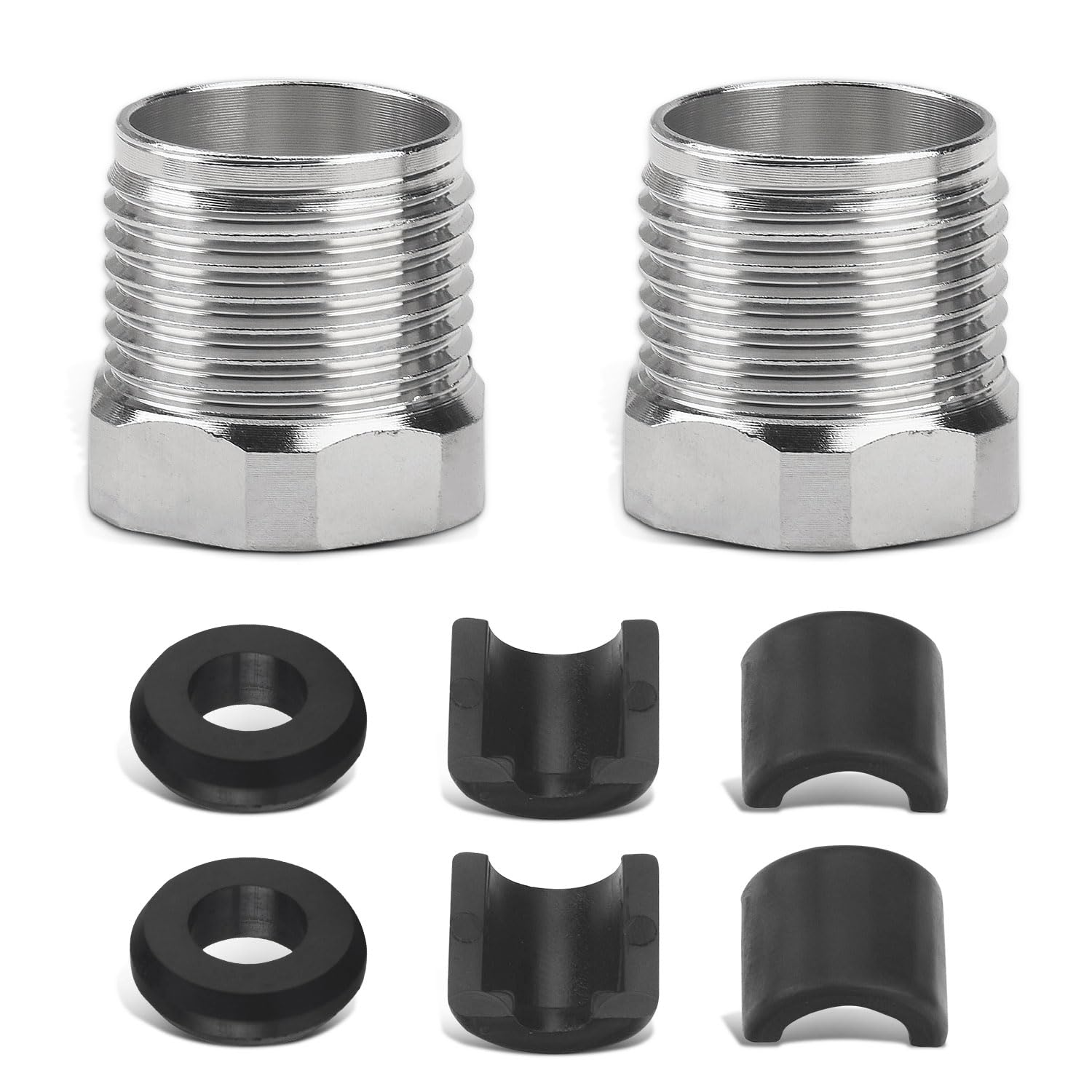 2 Set 277001729 277001527 Steering Reverse Aluminum Cable Lock Nut Kit - By Huthbrother, Compatible With Sea Doo 293830063 277000055 211100009
