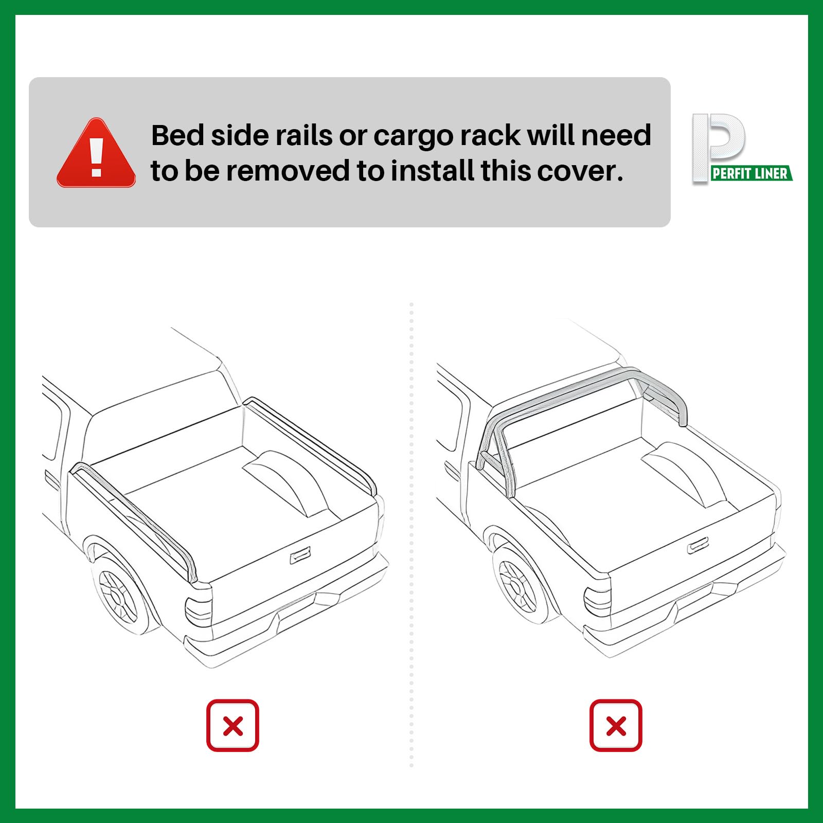 Perfit Liner Soft Roll Up Truck Bed Tonneau Cover For 2007-2021 Toyota Tundra 6.5 Ft (79“) Feetside (Not For Stepside) Bed