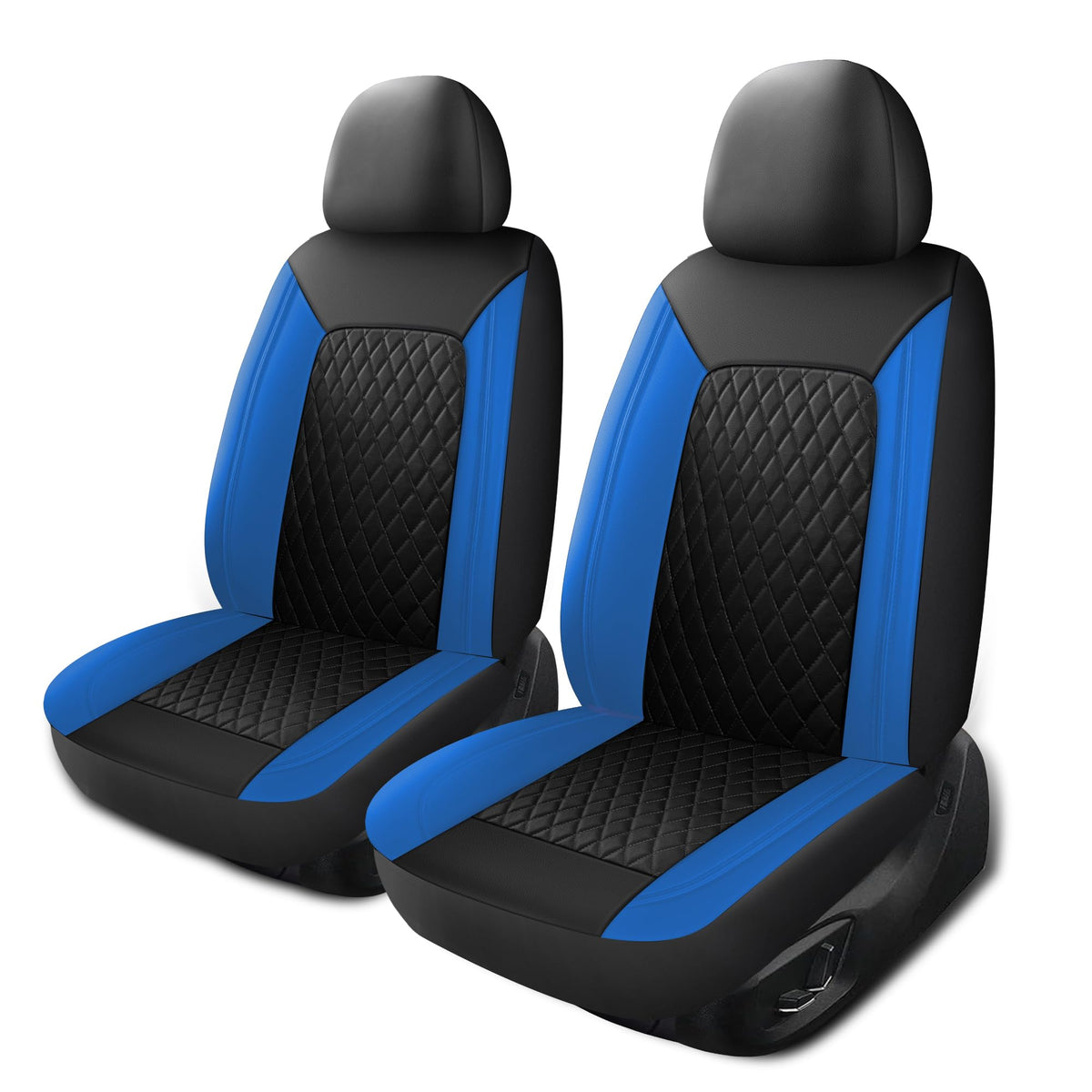 HChengkikz Car Seat Covers,Breathable and Waterproof Seat Covers,Luxury PU Universal Fit Automotive Airbag Compatible for Cars S