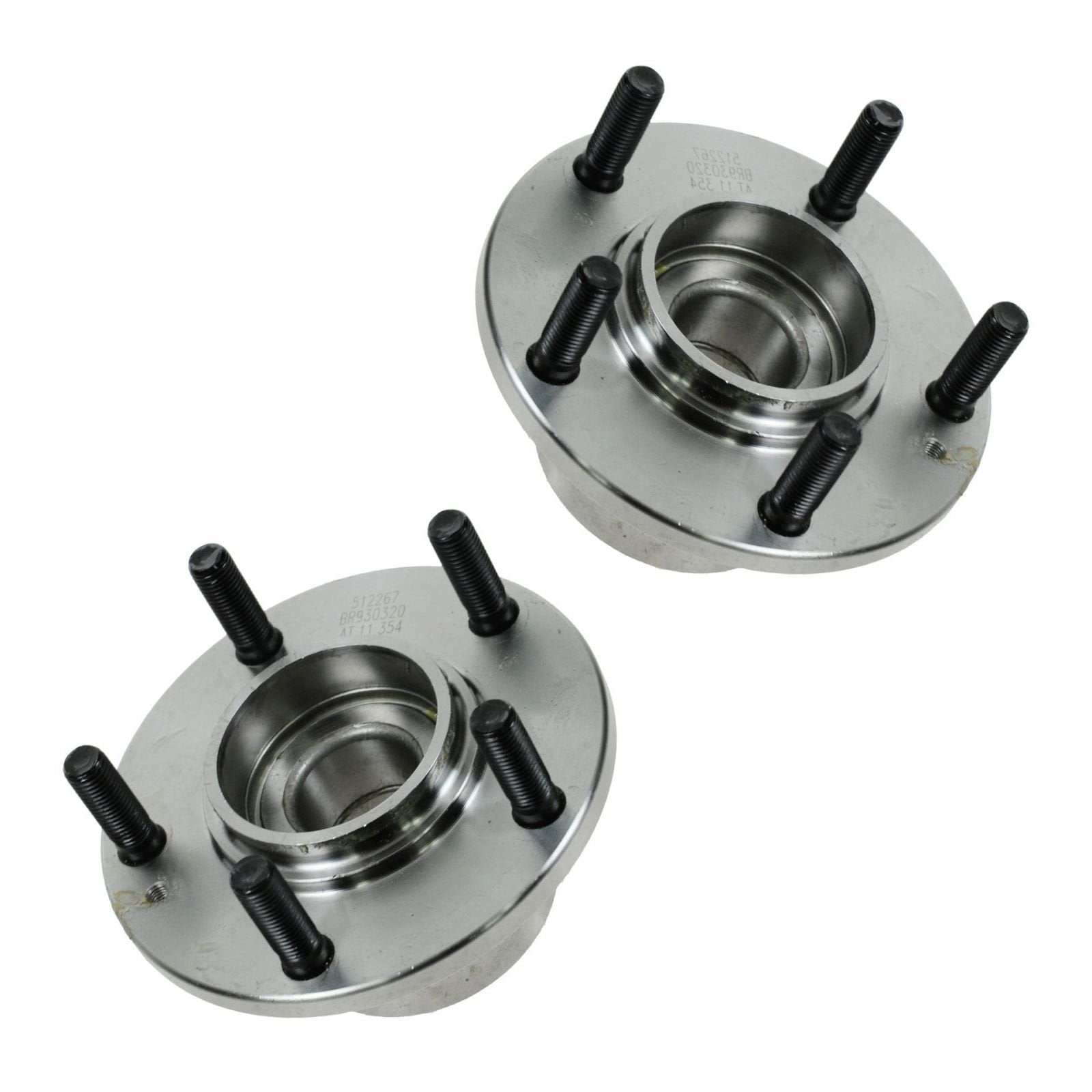 Trq Rear Wheel Hub Bearings Assembly Set Compatible With 2005-2009 Hyundai Tucson 2005-2010 Kia Sportage