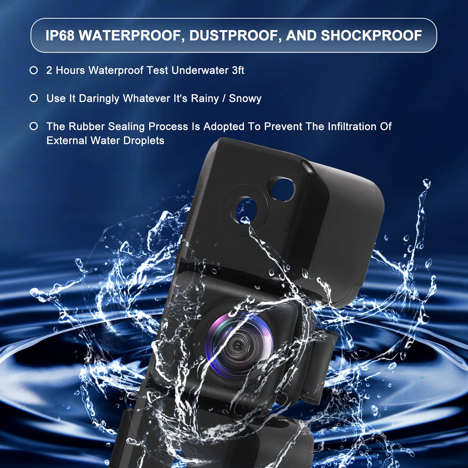 PARTSELECT Backup Camera 22803702 Compatible with 2014-2015 Chevy Silverado & GMC Sierra 1500/2500/3500 HD