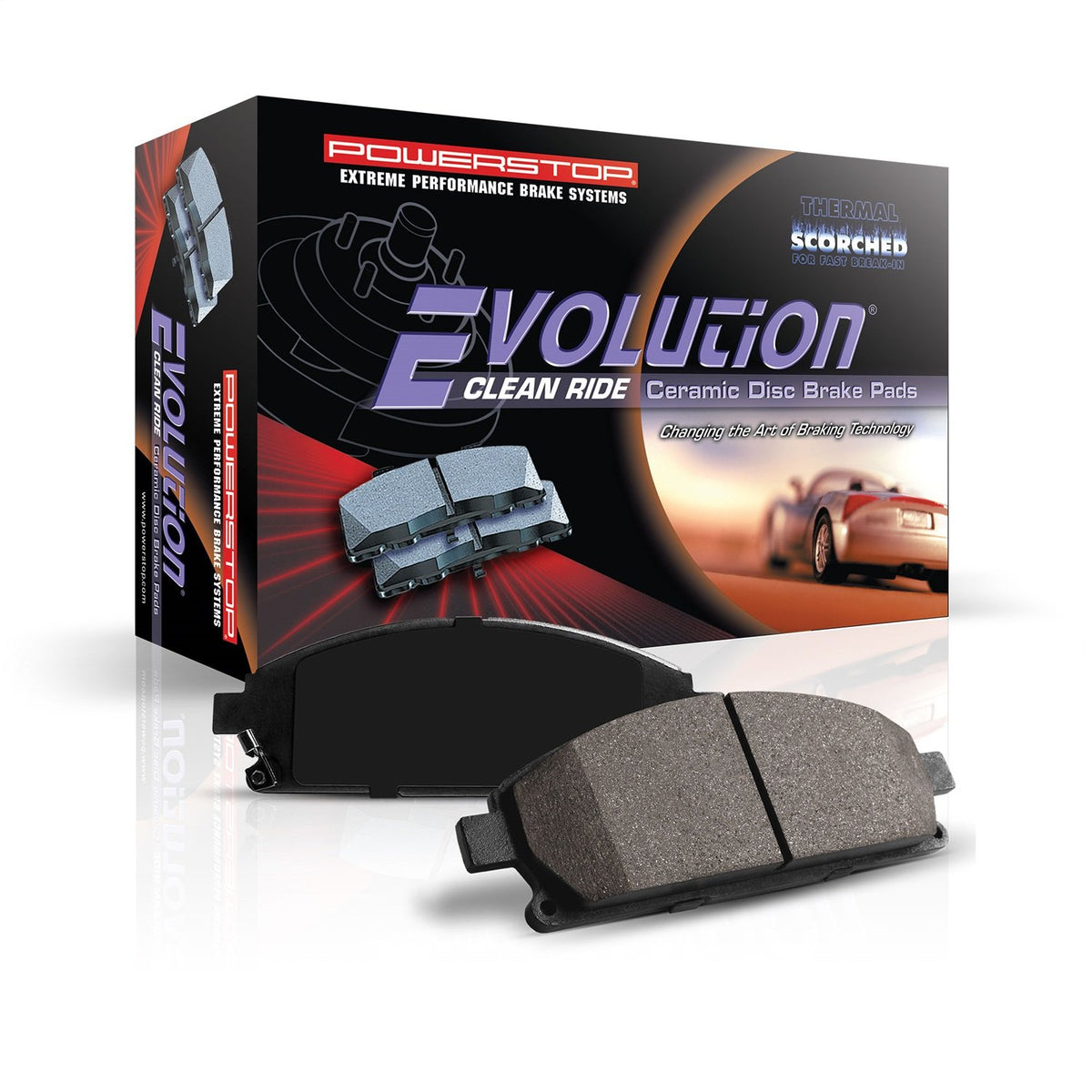 Power Stop 16-1844 Front Z16 Ceramic Brake Pad, 1 Pack For Chevrolet Bolt EUV 2022-2023, Chevrolet Bolt EV 2017-2023, Chevrolet 