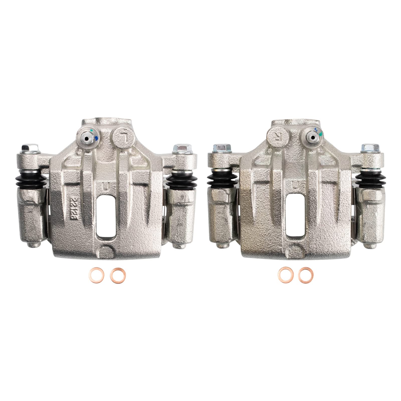 Trq Rear Brake Caliper Set Compatible With 2009-2010 Kia Rondo