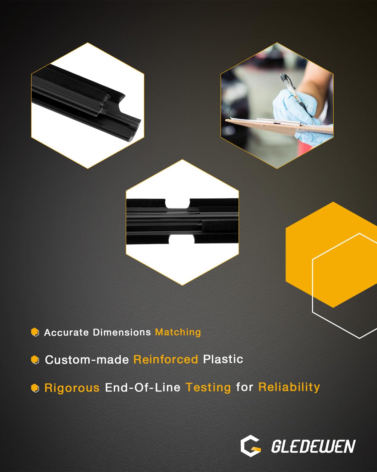 Toyota Scion xB Window Trim Seal, Weather Strip Belt Set, Compatible With 2008-2015, 75710-12820 75720-12820 75730-12340 75740-1