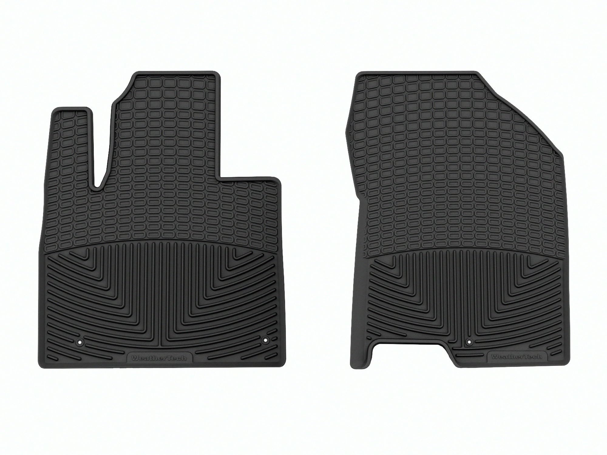 WeatherTech All-Weather Floor Mats for Hyundai Santa Fe - 1st Row (W495), Black