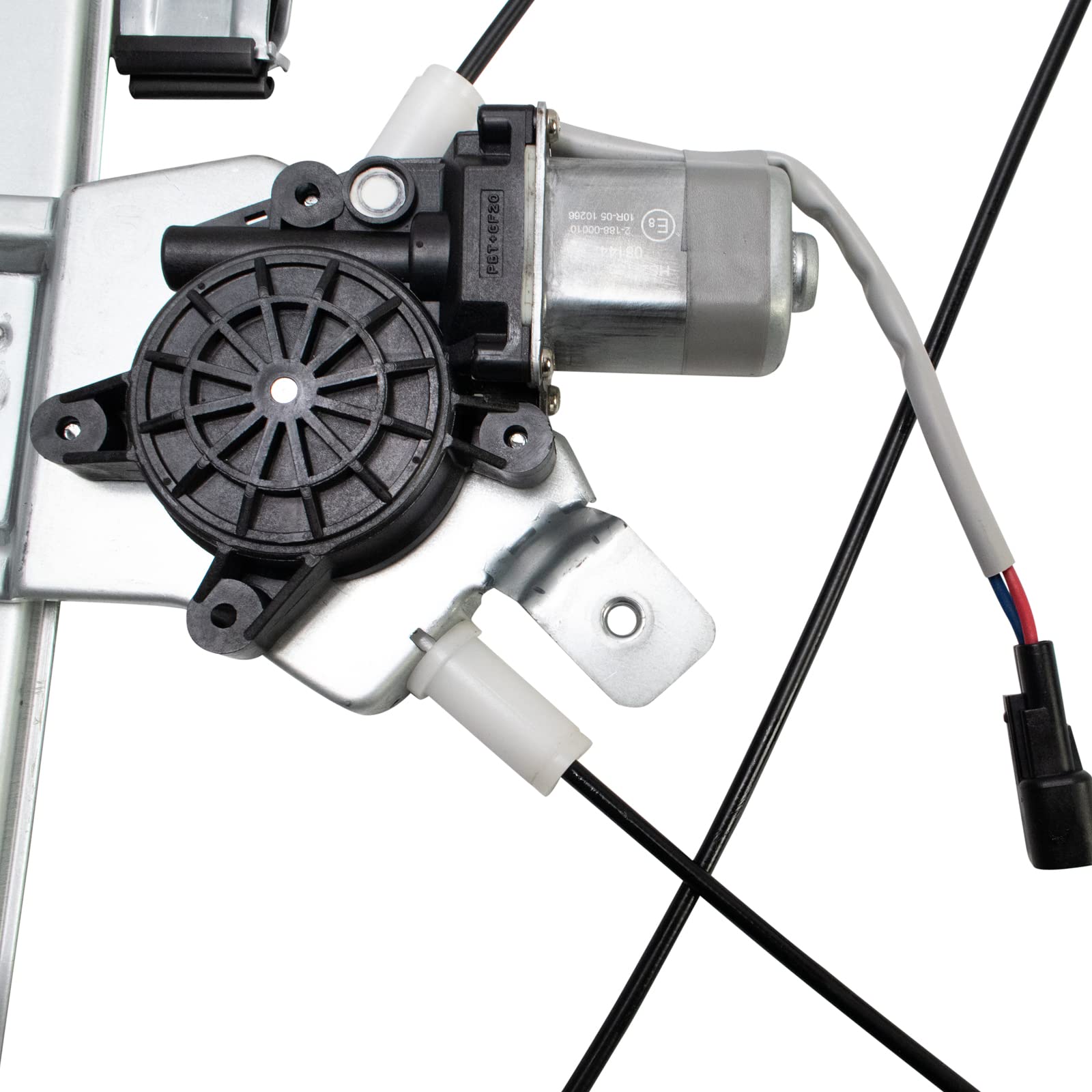 Trq Rear Right Power Window Regulator & Motor Assembly Passenger Side Compatible With 2004-2008 Ford F-150 2006-2008 Lincoln Mar