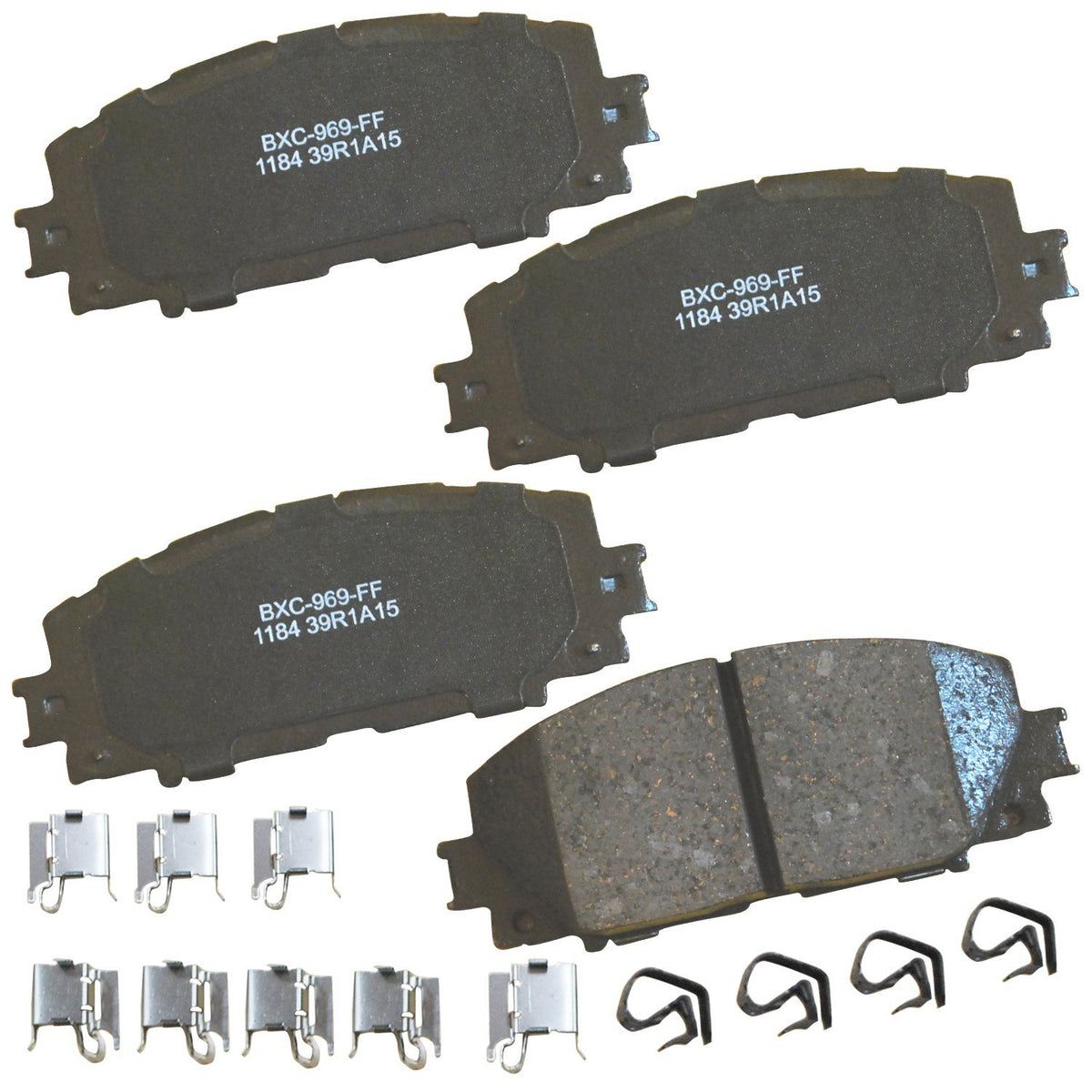 Bendix Premium Sbc1184 Ceramic Front Brake Pads For Lexus Ct200H 2017, Toyota Prius C 2021, Yaris 2018-2006