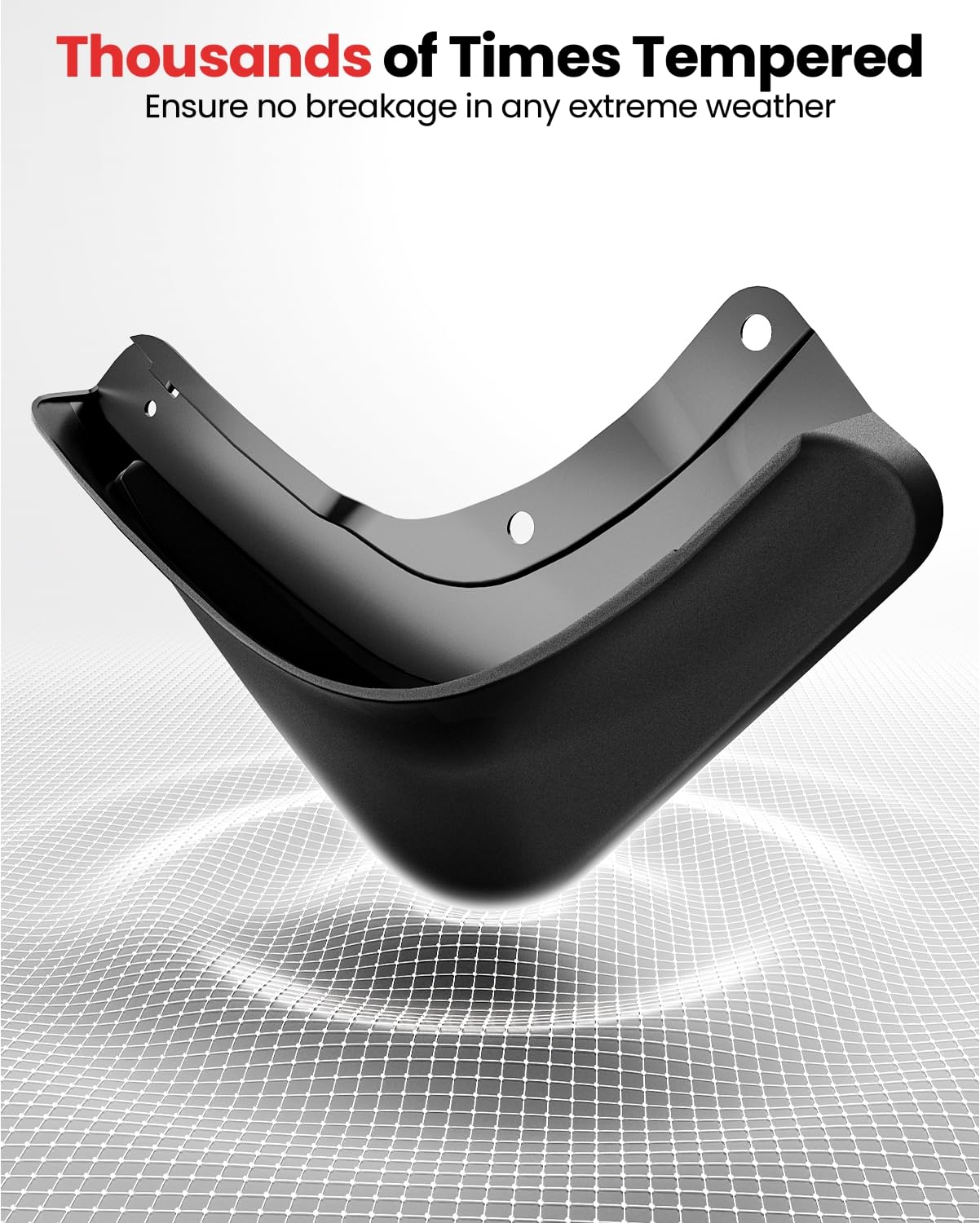 Reevaa 2025 Tesla Model 3 Highland Accessories - Mud Flaps [No Drilling Required] All-Weather Mud Guard Body Kits For Model 3 Hi