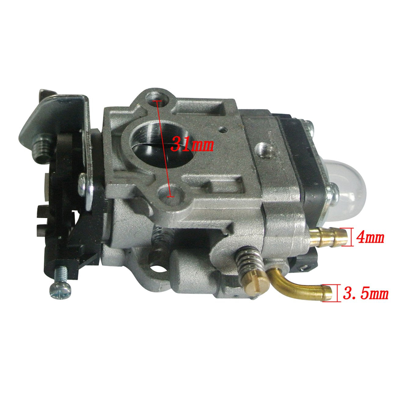 Uaus 15Mm 2 Stroke Mini Carb 43Cc 47Cc 49Cc Carburetor Pocket Bike Atv Quad Sunl