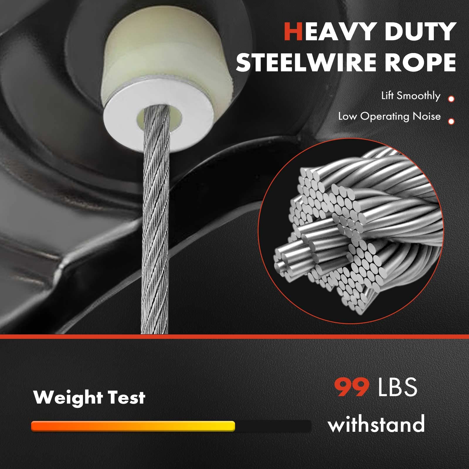 A-Premium Spare Tire Hoist Assembly Tire Winch Carrier Holder Compatible With Chevrolet Chevy Gmc Silverado Sierra 2500 2500Hd 3500 3500Classic 3500Hd 2003-2010 Replaces# 924-502/19259450