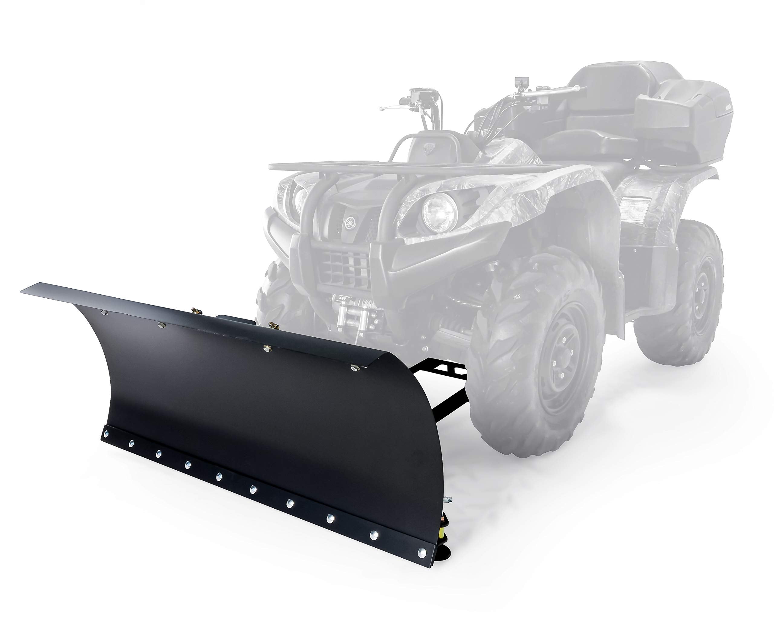 Black Boar Camco ATV Snow Plow Kit | Features a 48-inch Adjustable Straight Blade and Adjustable Tension Safety Trip Springs (66