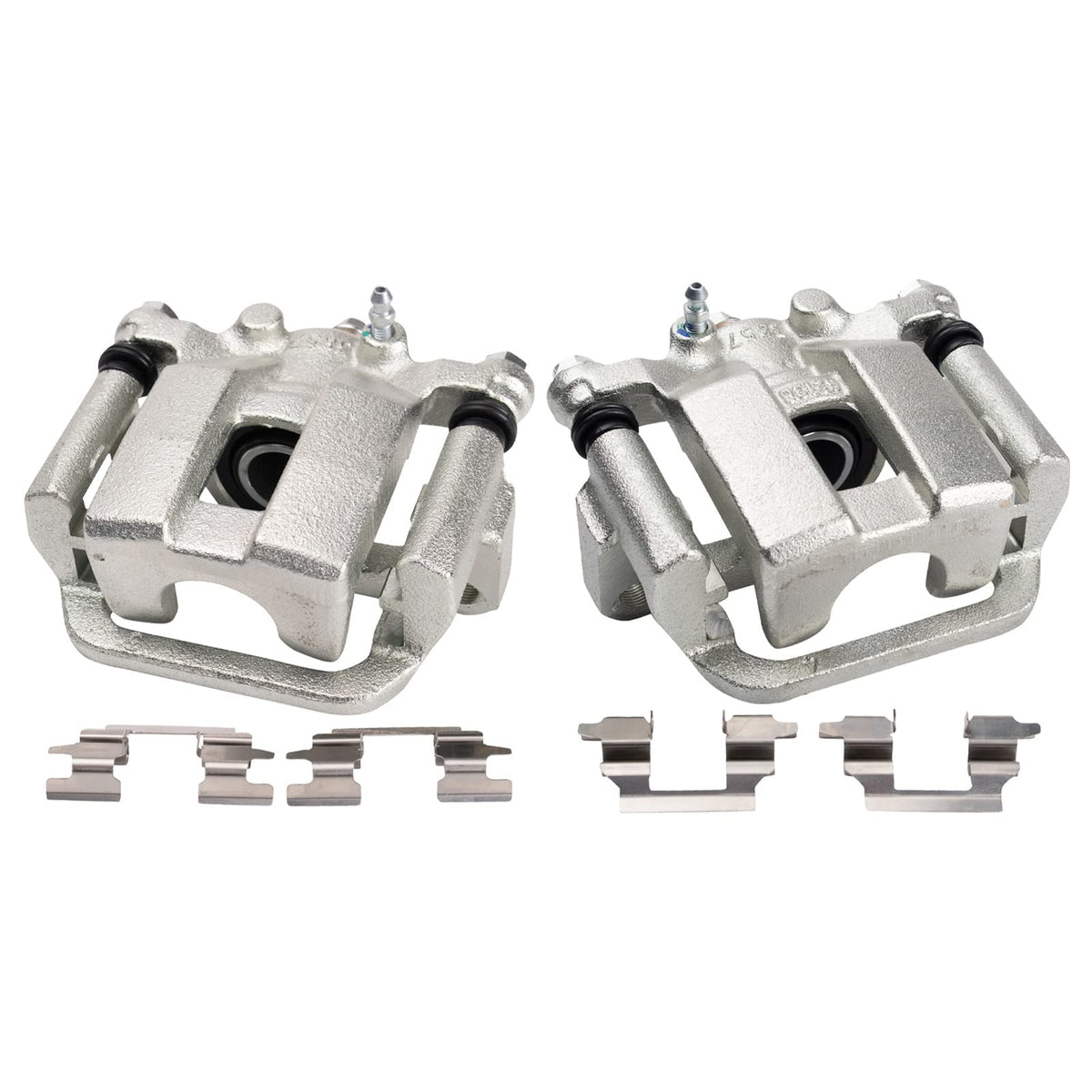 Trq Rear Brake Caliper Set Compatible With 2013-2021 Nissan Leaf 2014-2020 Rogue 2017-2022 Rogue Sport
