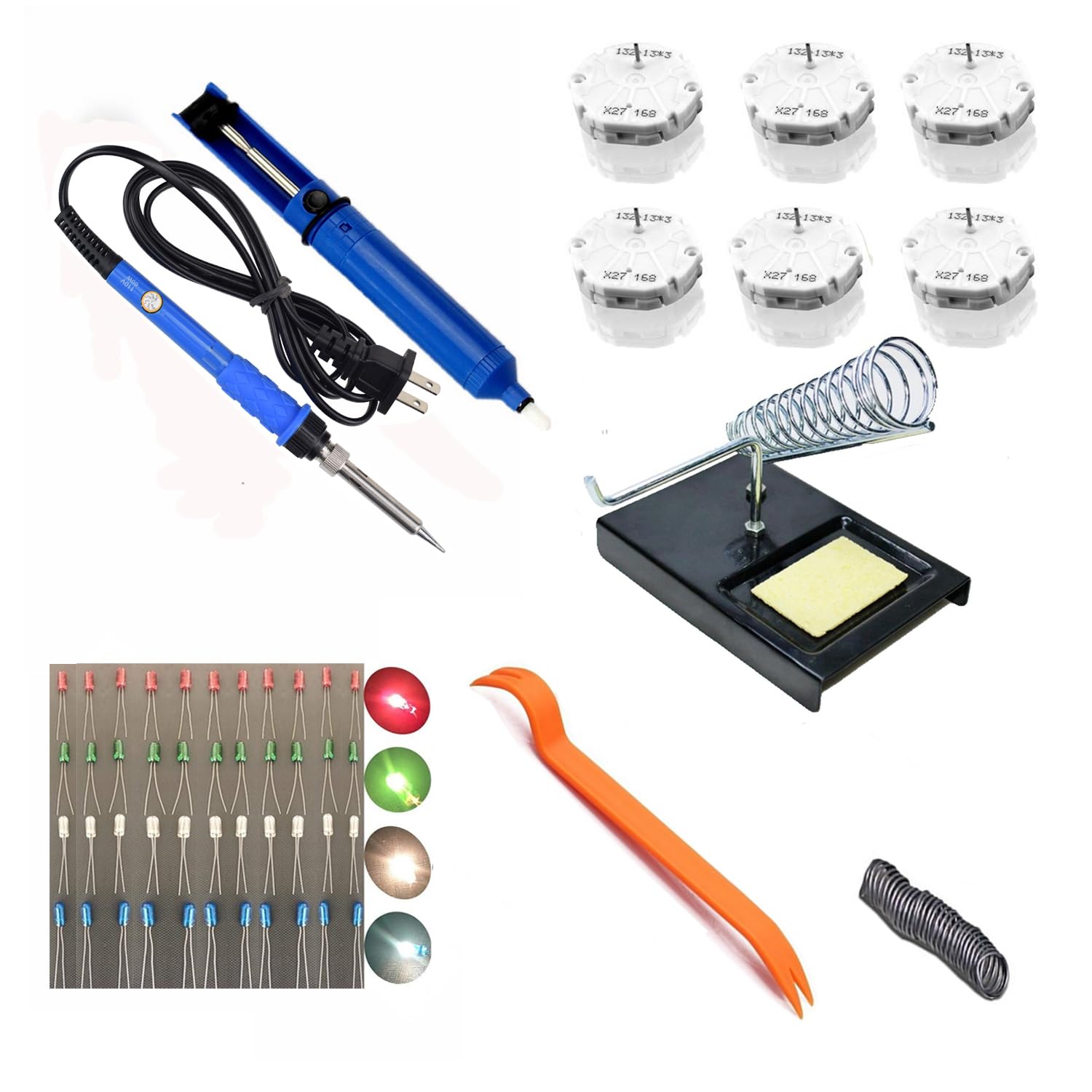 Dr.Roc Instrument Cluster Gauge Stepper Motor Repair Kit Fits X27 168 03 To 06 With 6 Stepper Motors Soldering Iron Solder Sucke