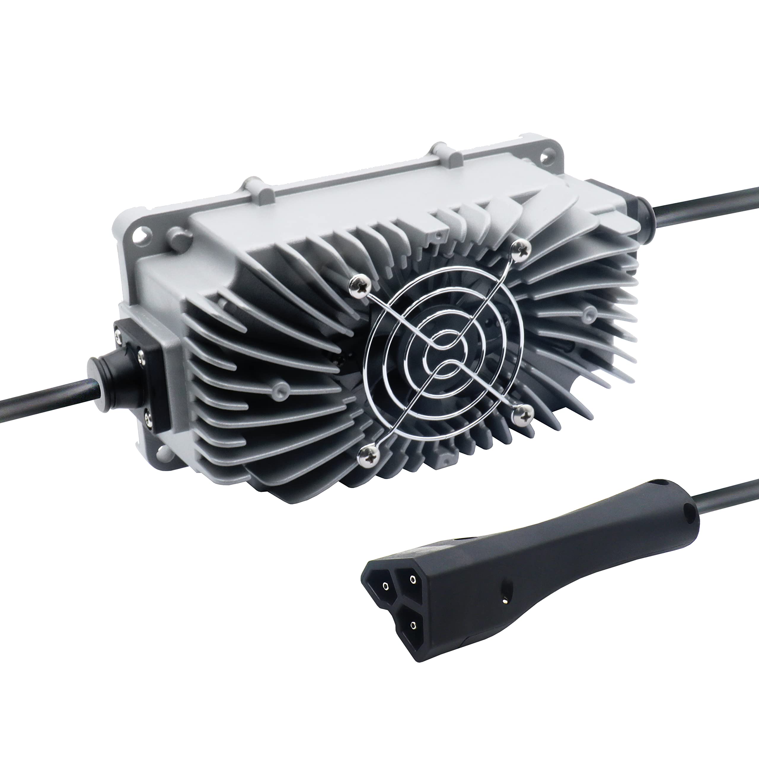 Abakoo 48V 5A Rxv Golf Cart Battery Charger For Ez-Go Ezgo Txt With Rxv Plug 3 Prong, Ip67 Waterproof