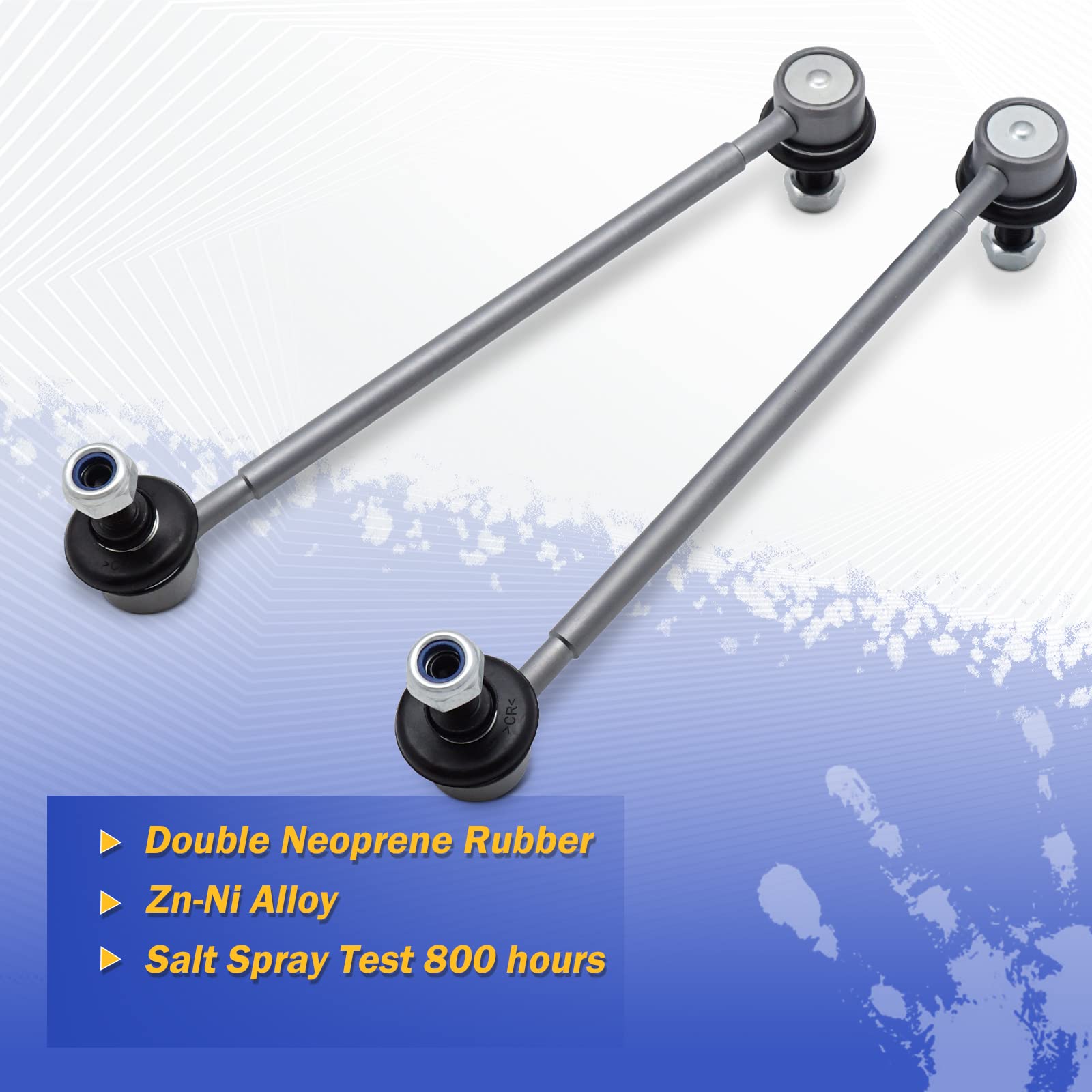 X4XZ K90345 Zinc-Nickel Alloy Rear Stabilizer Sway Bar Links for Toyota Camry, Highlander, Lexus RX350, ES300, Avalon, Venza