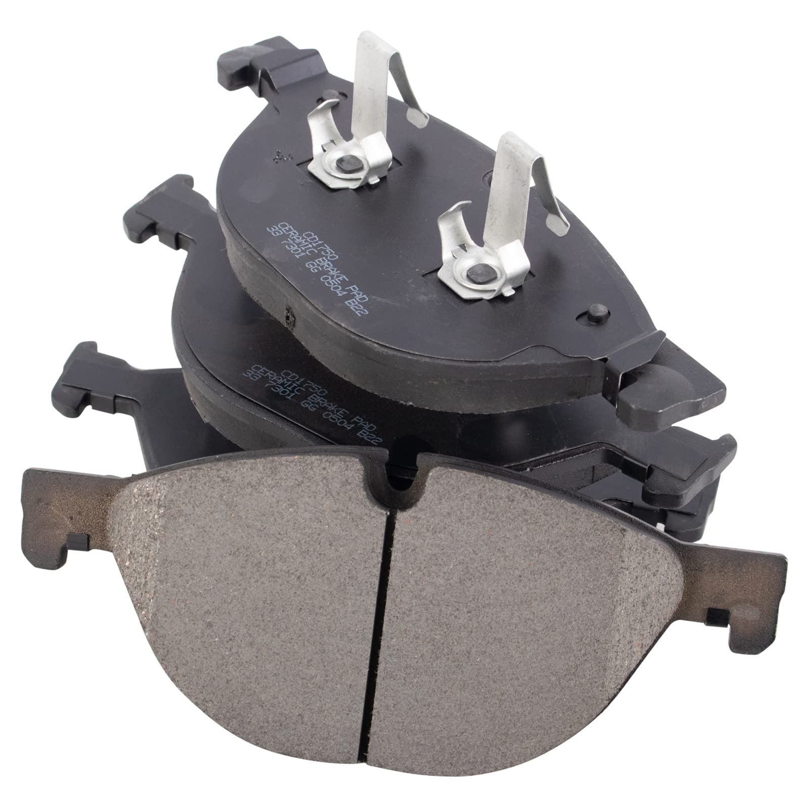 TRQ Front Brake Pads Ceramic Compatible with 2014-2020 Jaguar F-Type