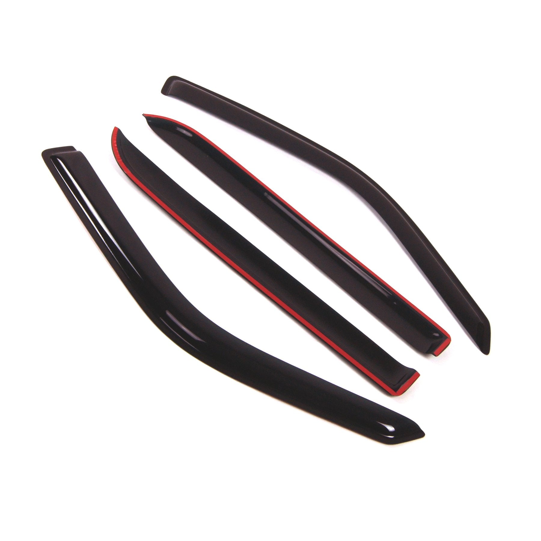 Tuningpros Outside Mount Window Vent Visors Rain Guards Compatible With Ford Expedition 1997-2017 | Side Window Wind Deflectors