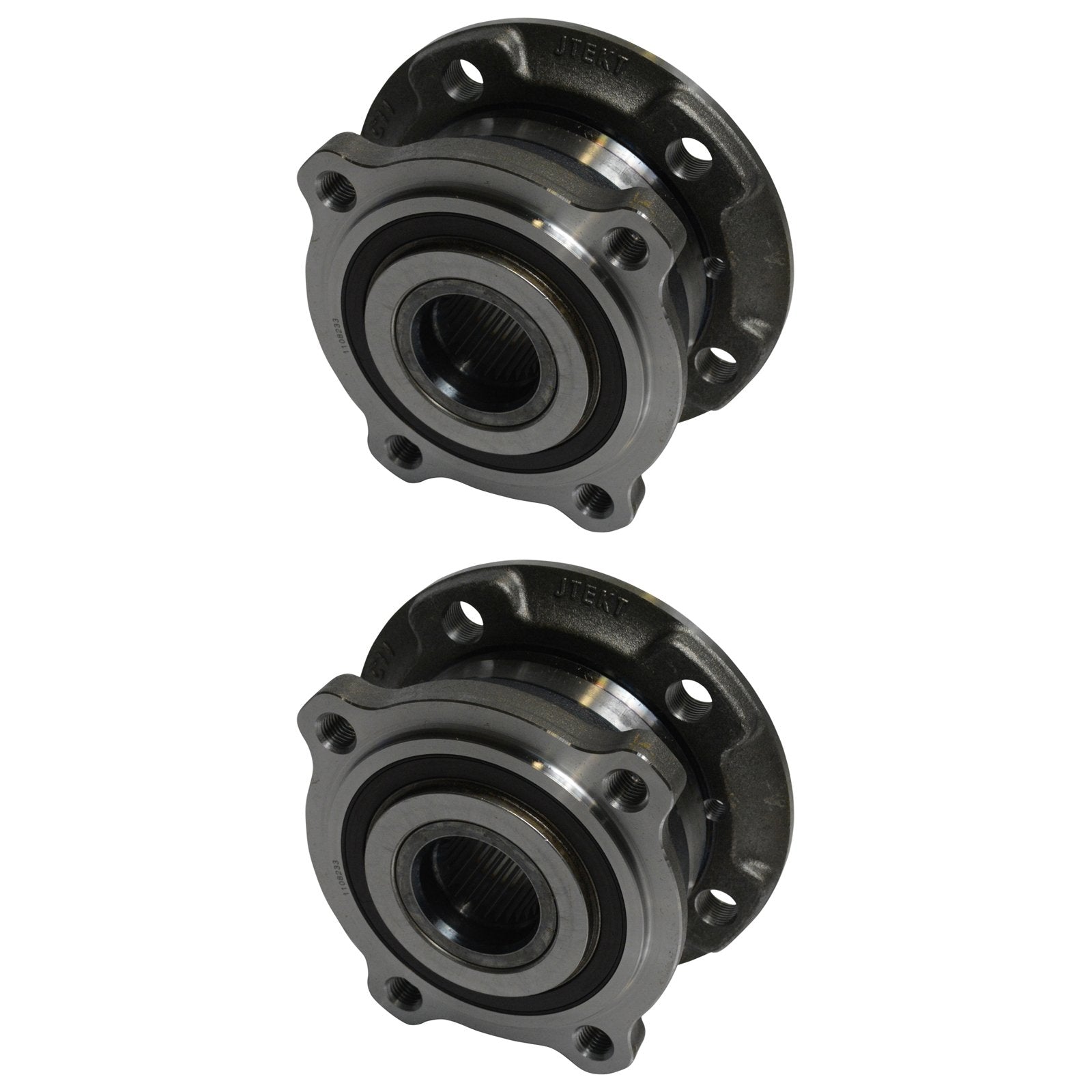 Trq Front Wheel Hub Bearings Assembly Set Compatible With 2007-2018 Bmw X5 2008-2018 X6