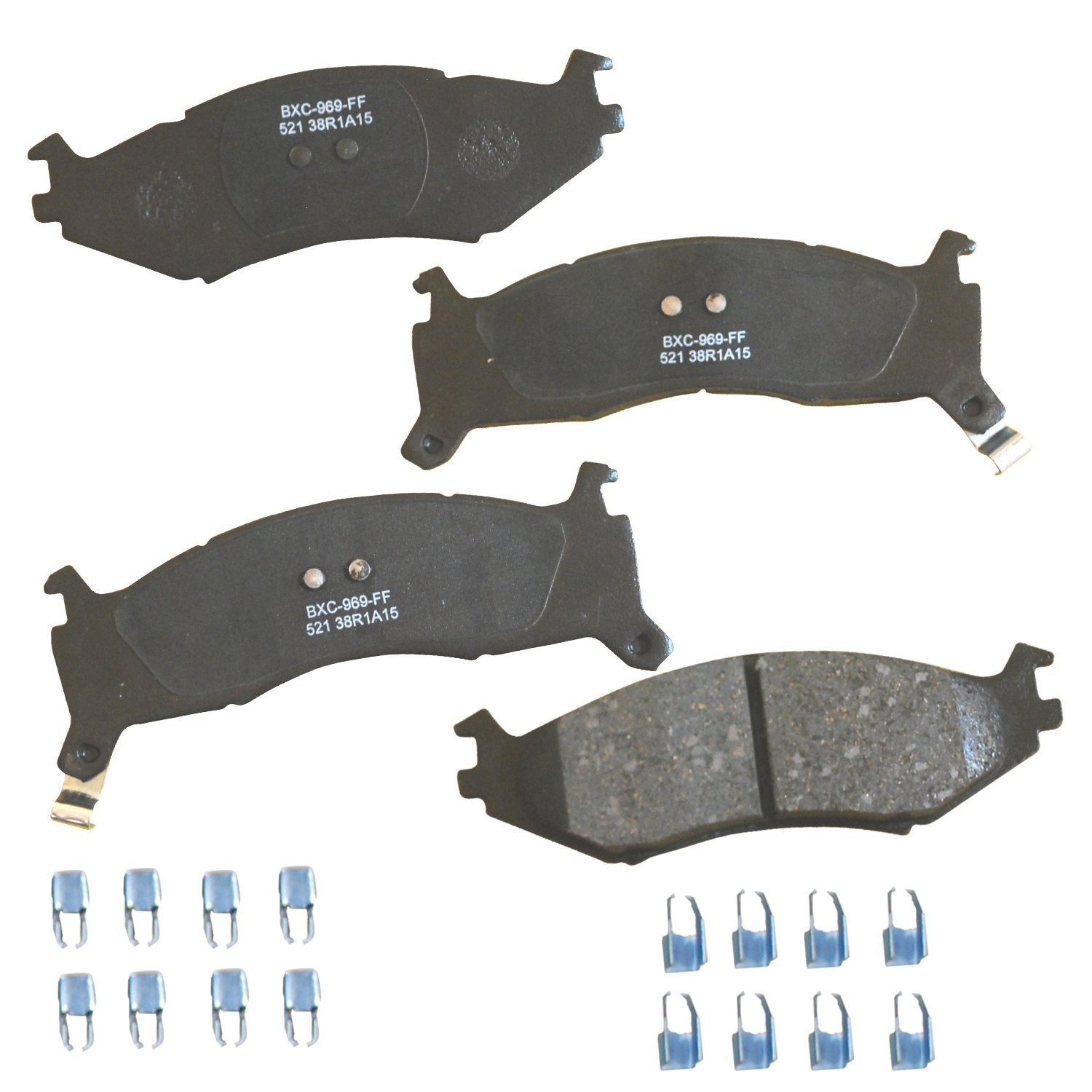 Bendix Premium Sbc521 Ceramic Front Brake Pads For Select Models Chrysler Dynasty,Grand Voyager,Imperial,Lebaron,New Yorker,Shad