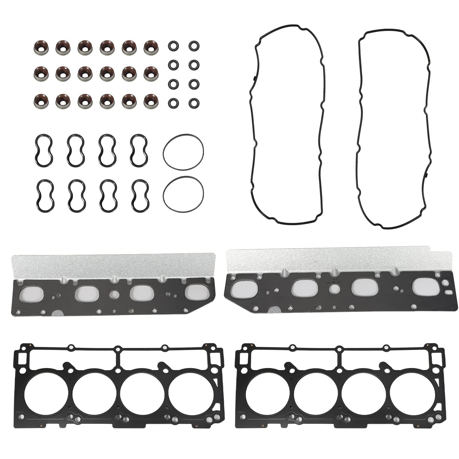 Vincos Full Cylinder Gasket Set with Kit Head Bolts HS26423PT TCS46169 ES72200 Compatible with Dodge Challenger Charger Durango