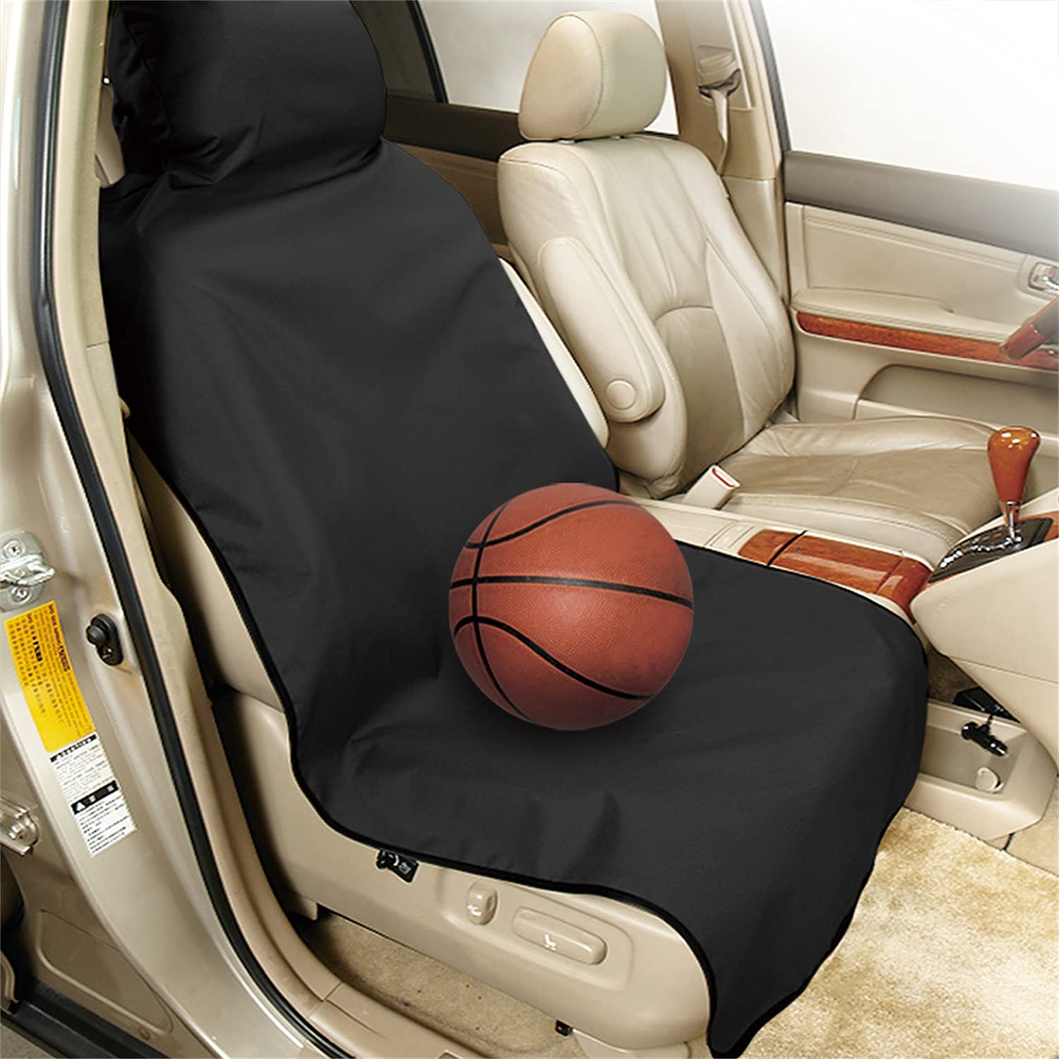 3D Universal Bucket Seat Guard Size:23.6''Wx58.3''H Brown