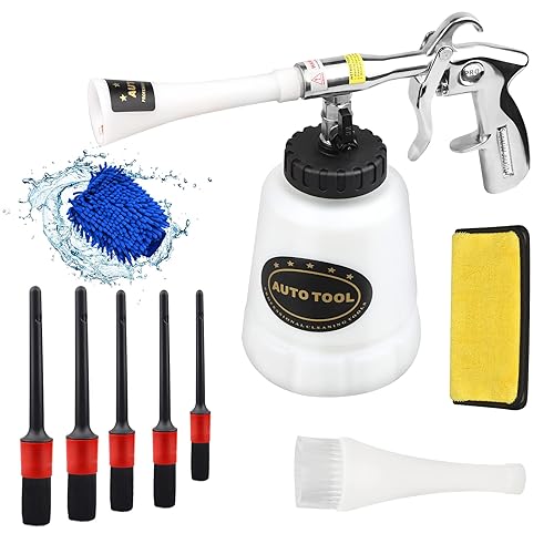 Cprosp High Pressure Car Cleaning Gun Jet Cleaner, Car Interior Cleaner Detailing Wash Gun, Wash Spray Bottle Nozzle With Metal Spinner