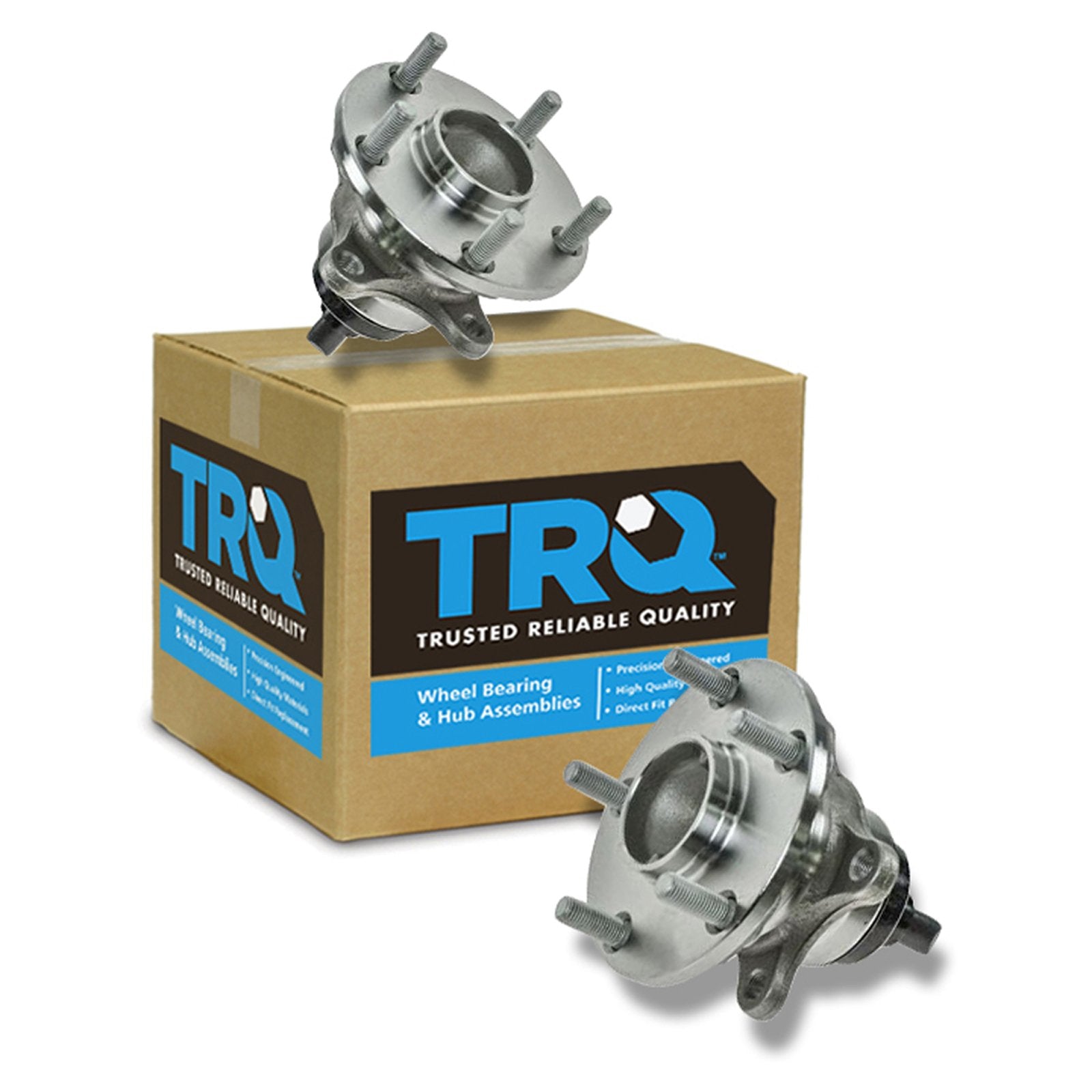 Trq Front Wheel Hub Bearings Assembly Set Compatible With 2001-2006 Lexus Ls430