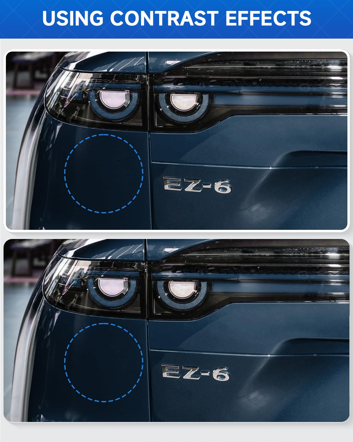 RSACET 42B Blue Reflex Pearl Touch Up Paint Compatible with Mazda Exact Match Touch Up Paint Car Scratch Repair